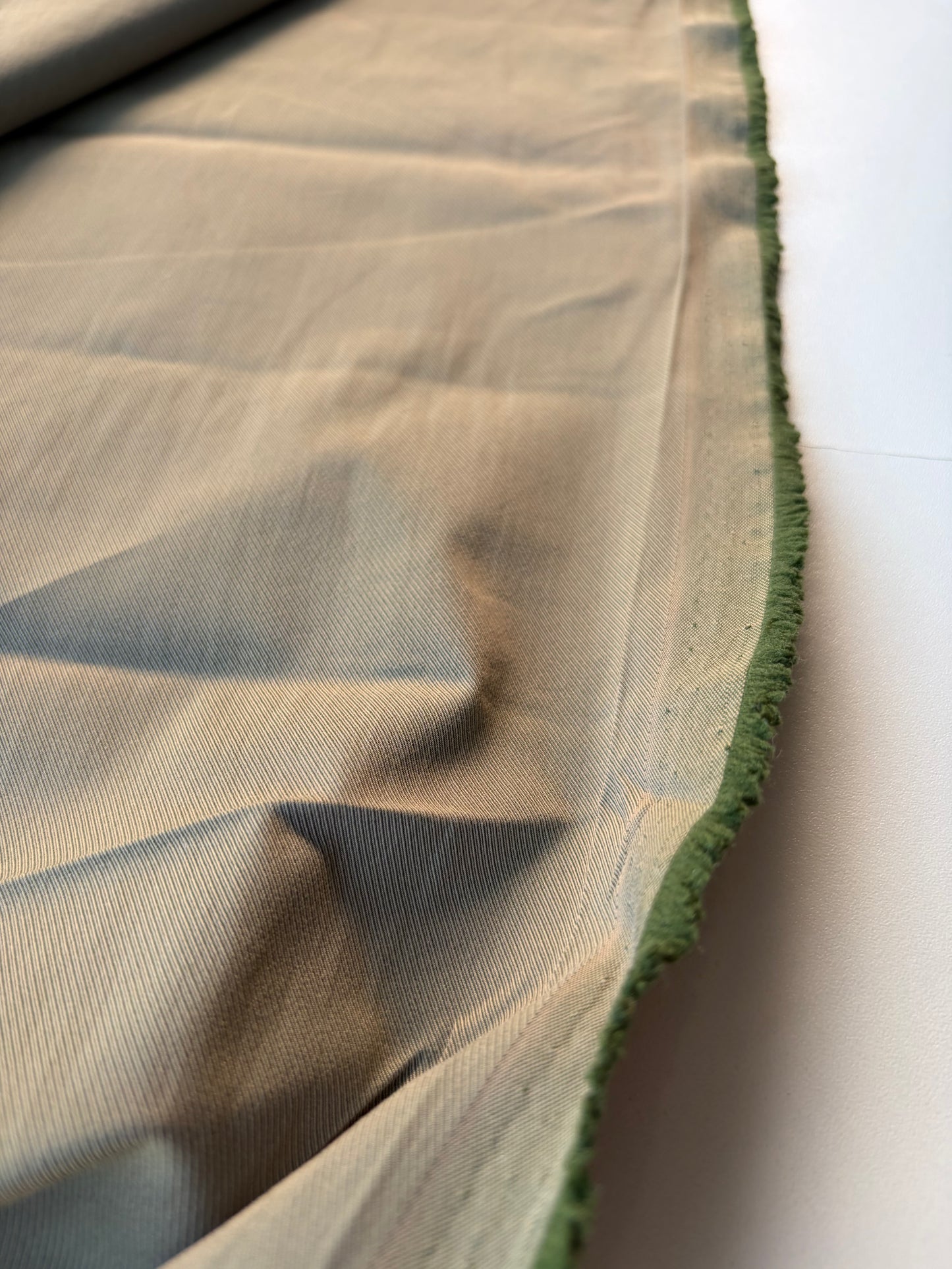 GERMAIN 007 bis broken twill cotton polyamide khaky