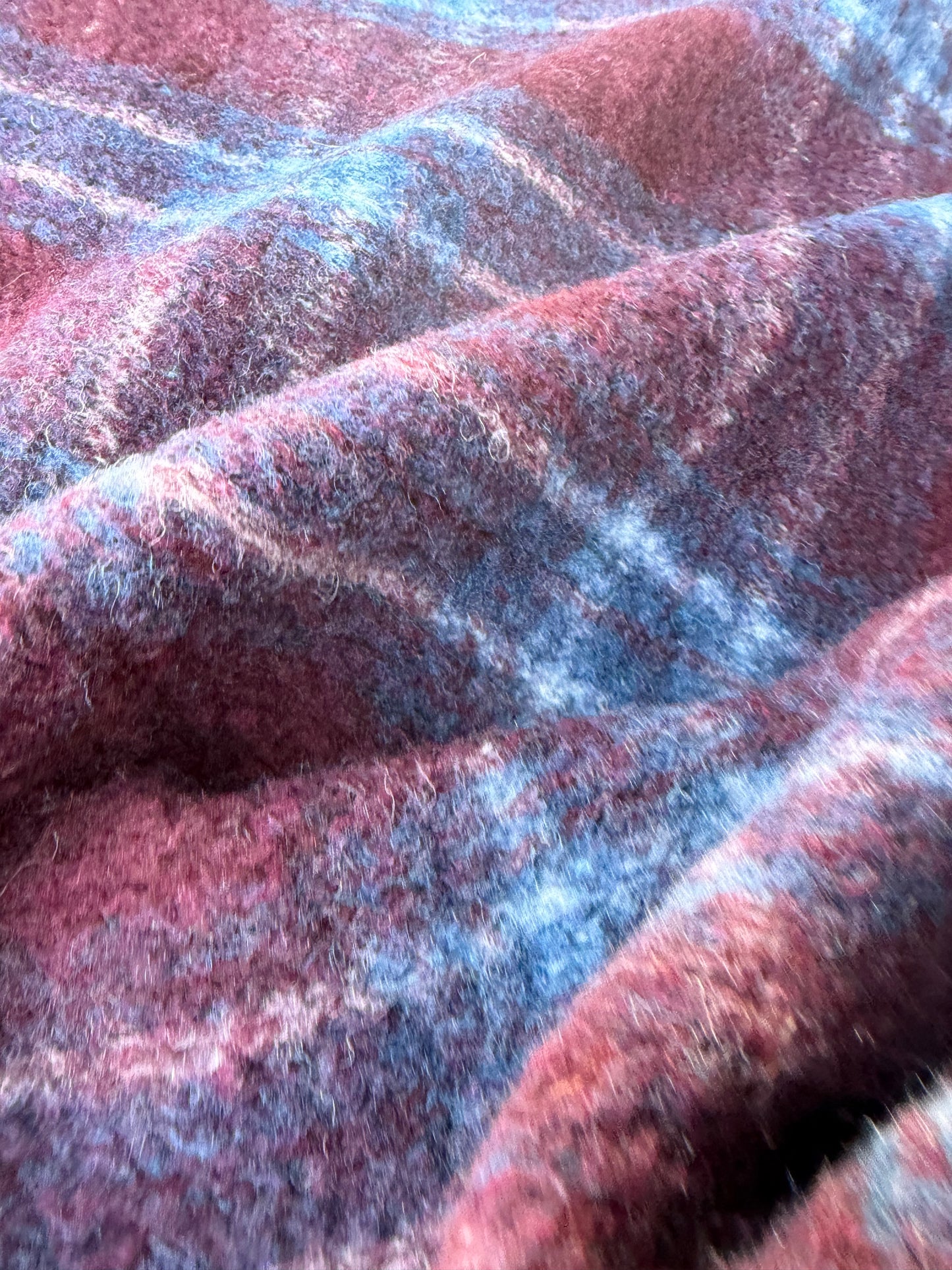HARVEST SEASON 012 checkered  boiled wool