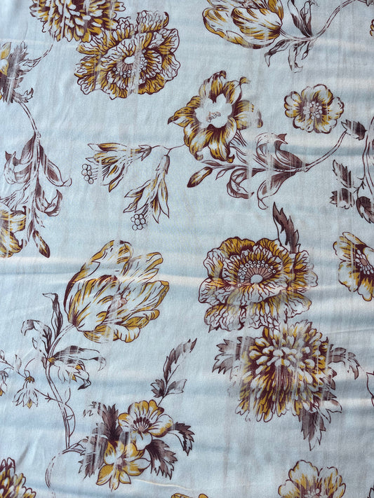 ATHENA 044 viscose lurex vintage flowers