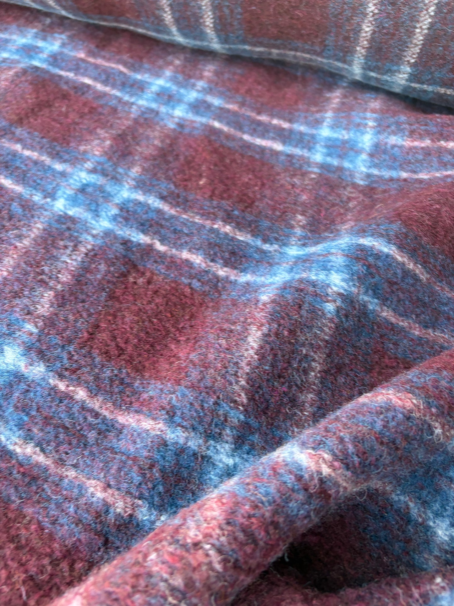 HARVEST SEASON 012 checkered  boiled wool