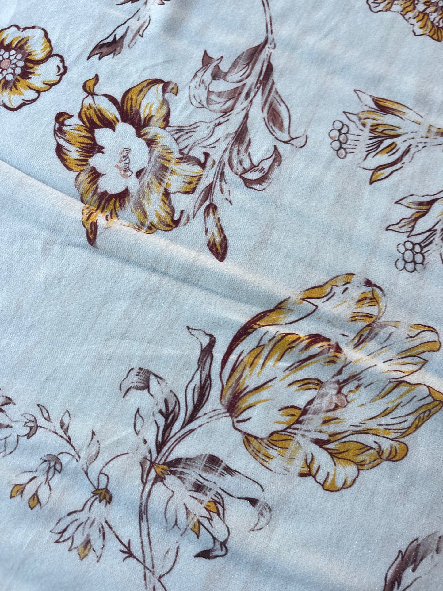 ATHENA 044 viscose lurex vintage flowers
