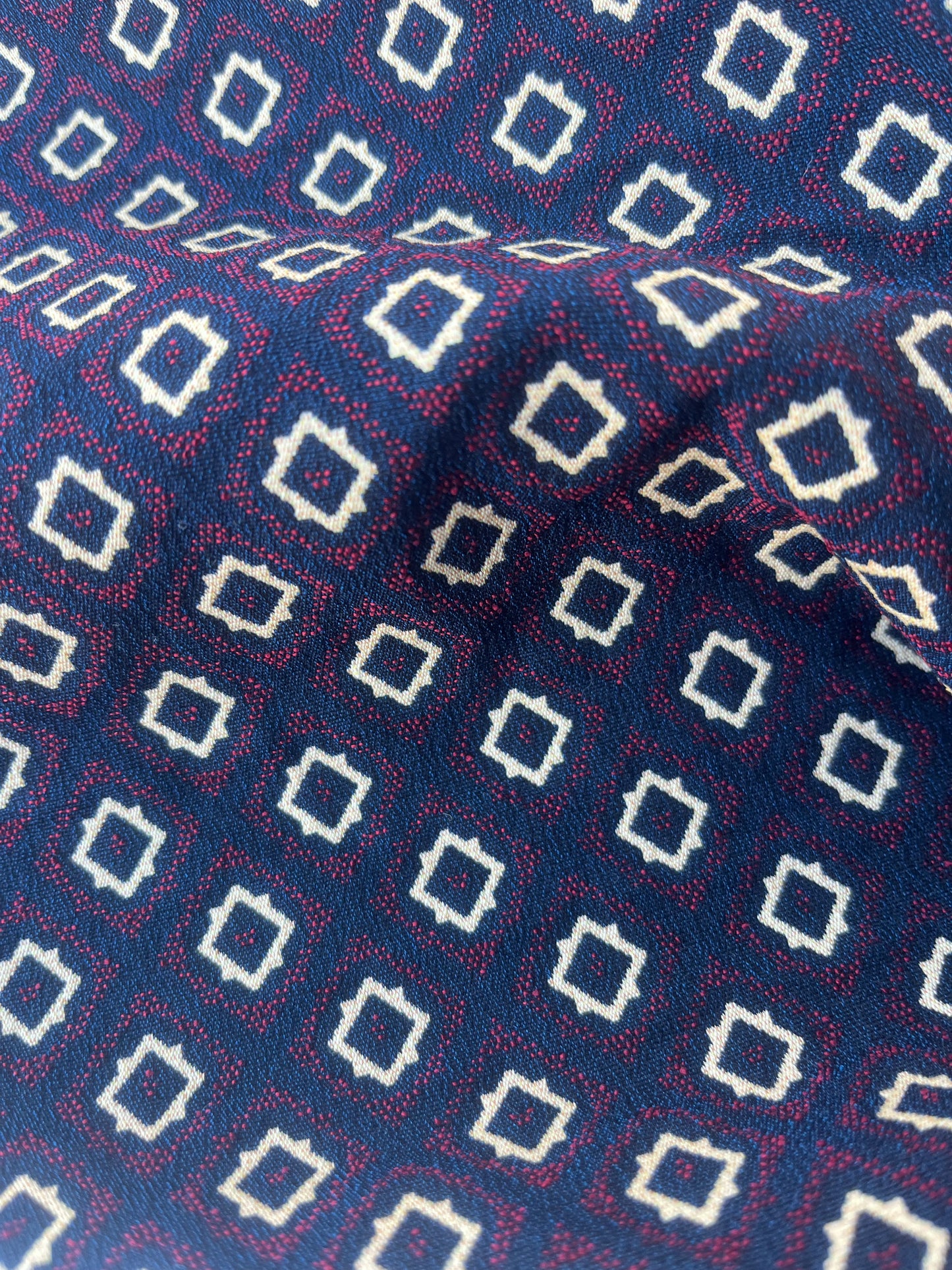 JOSEPHA 005 cotton jacquard navy/red/cream