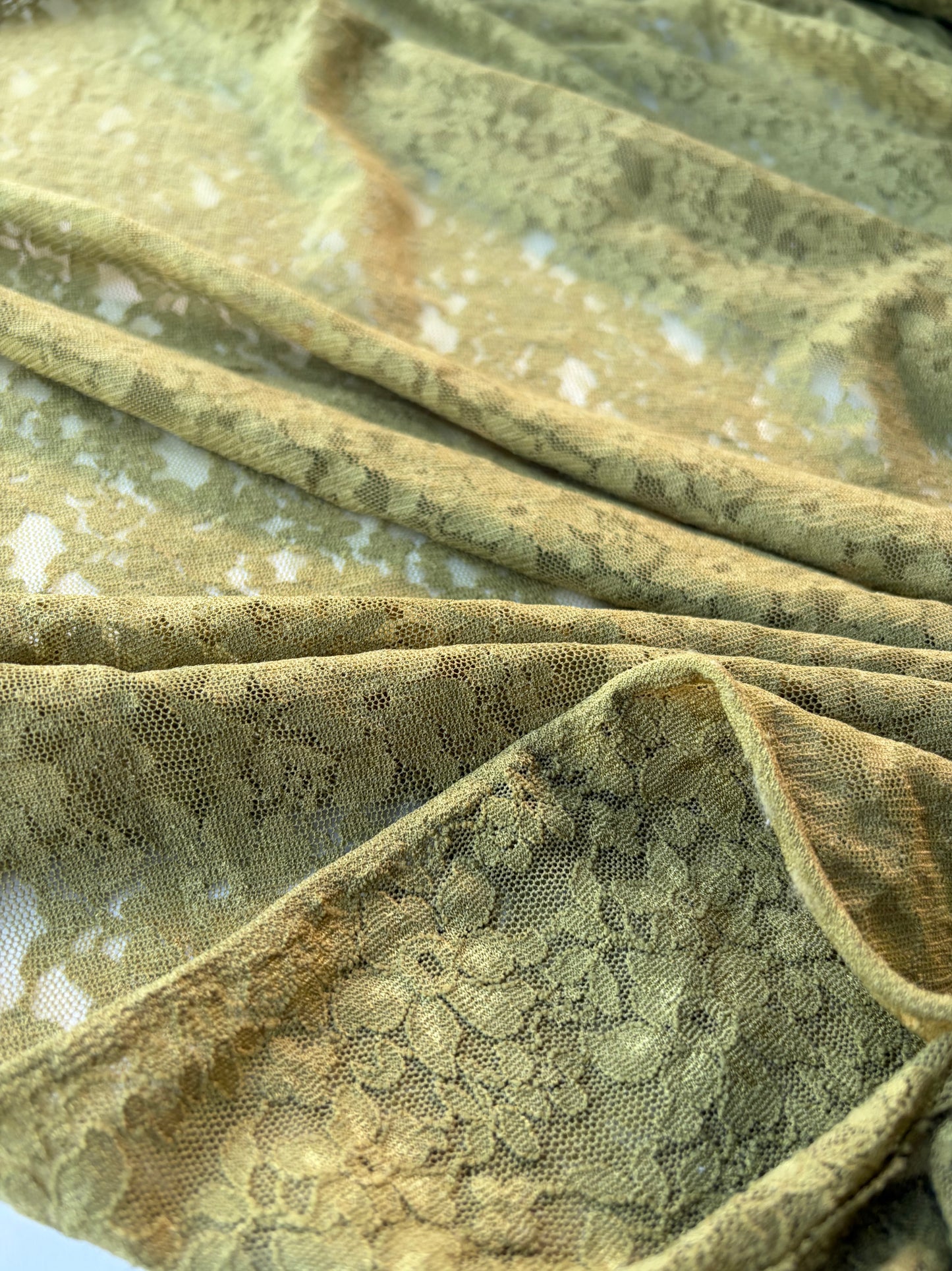 GERMAIN 008 jersey lace olive green