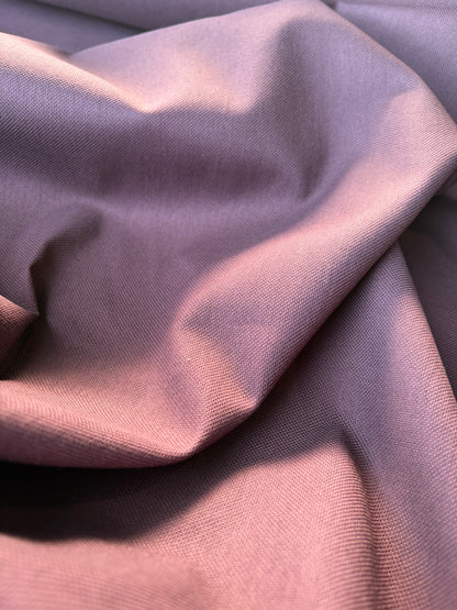 HARVEST SEASON 014 aubergine cotton canvas stretch