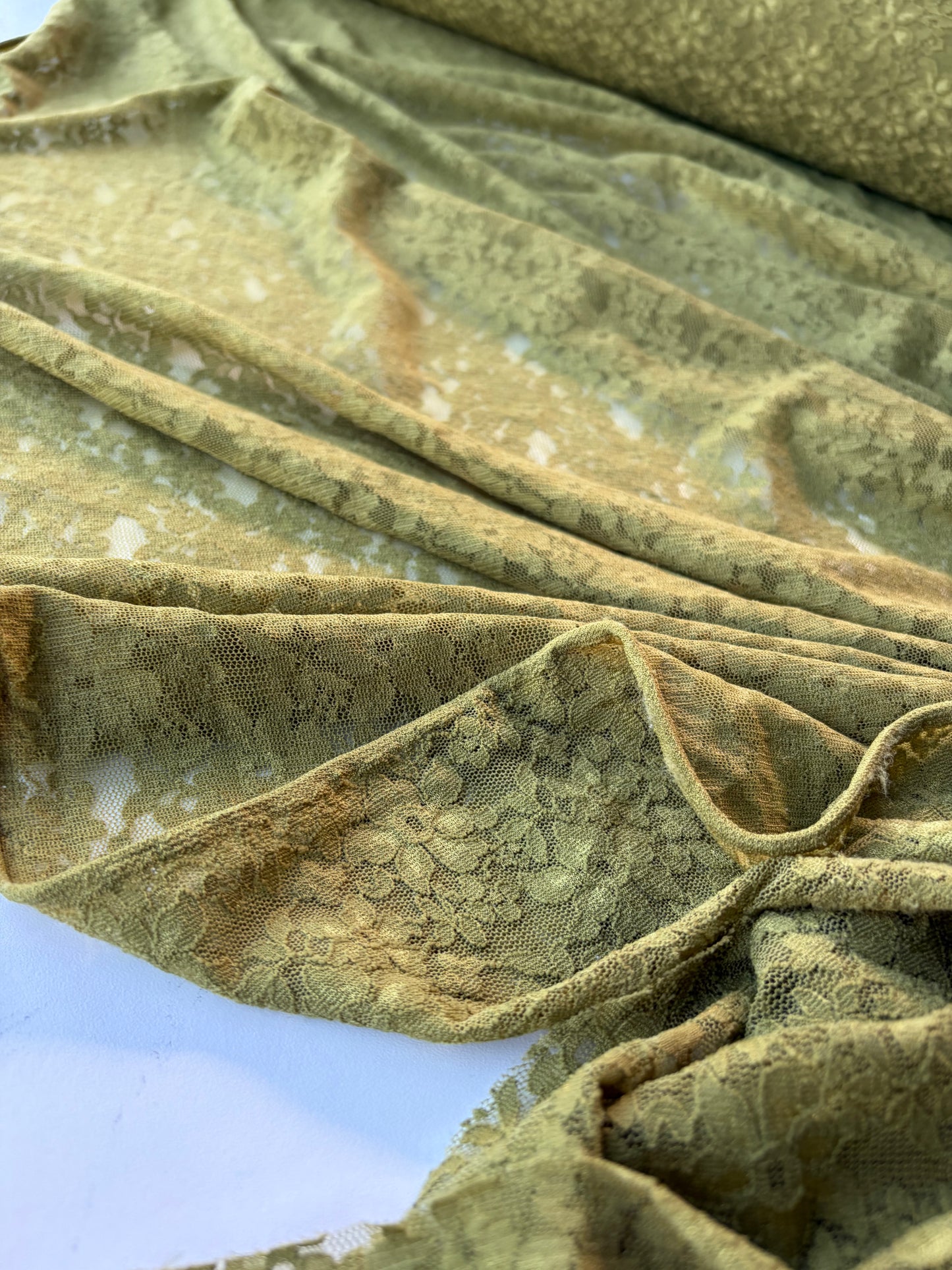 GERMAIN 008 jersey lace olive green