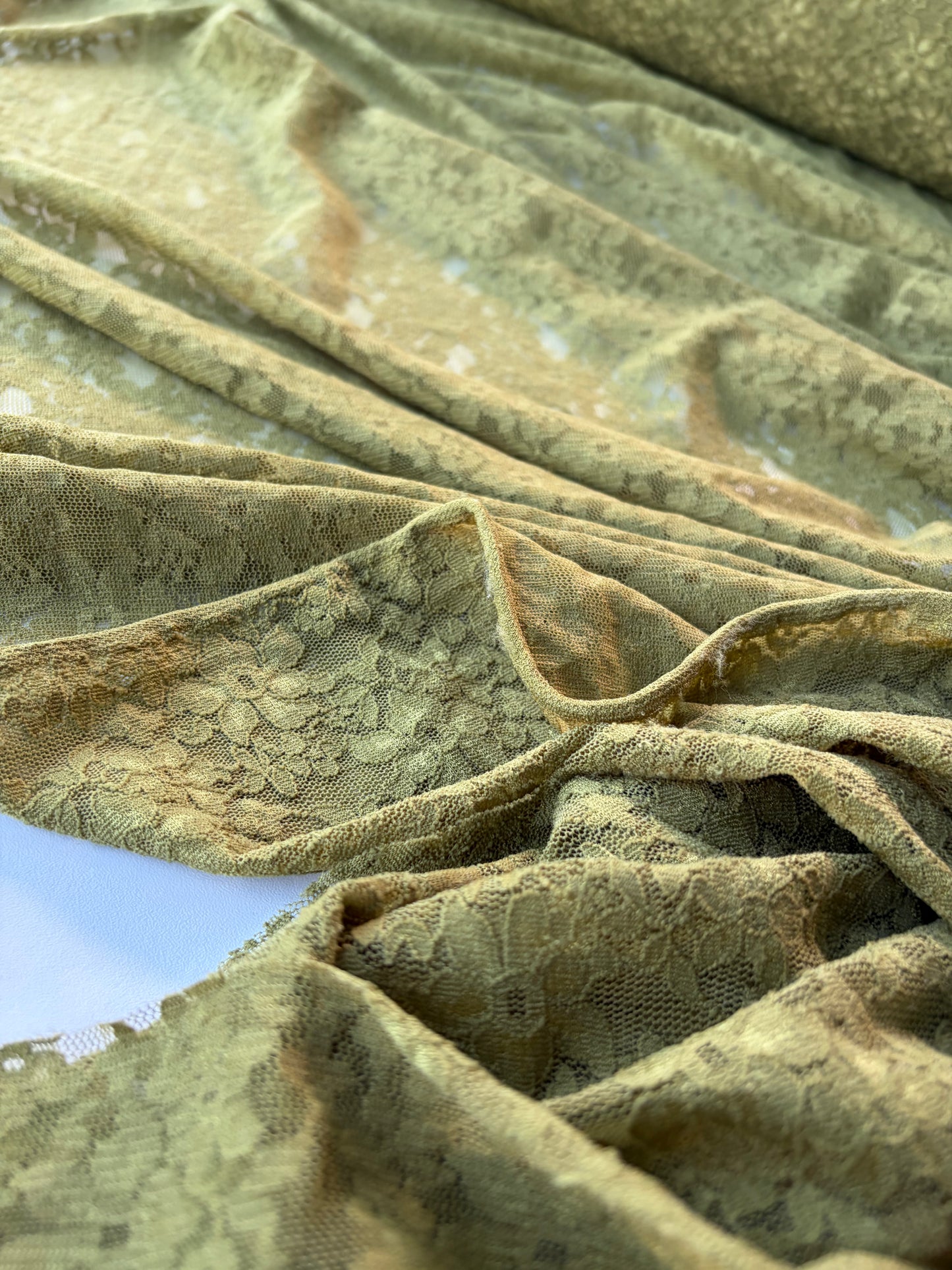 GERMAIN 008 jersey lace olive green