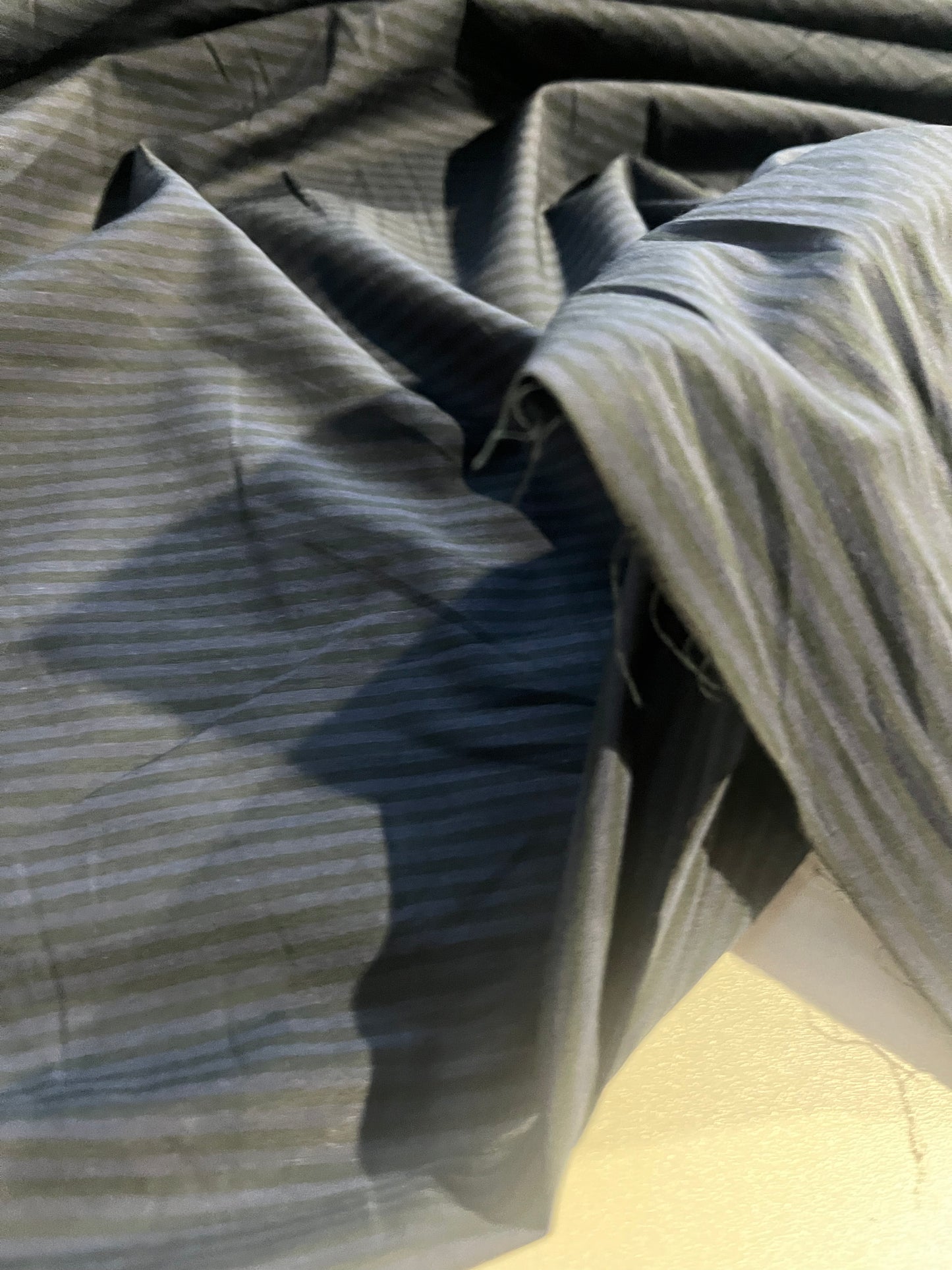 XII 050  Canclini cotton stripe navy/black