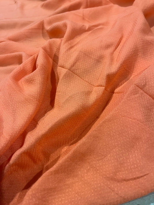 LC Viscose light jacquard orange Valérie 006