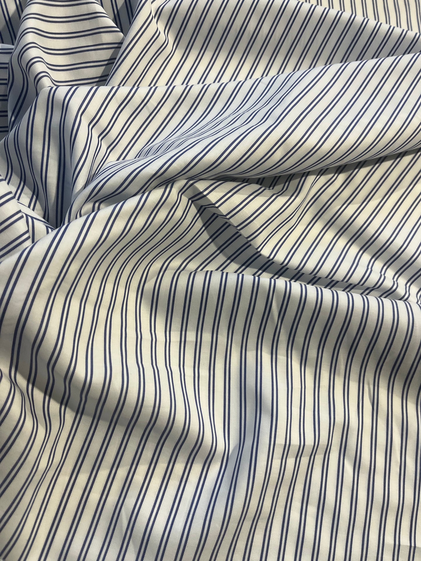 XII 053 Canclini oxford stripe white/indigo