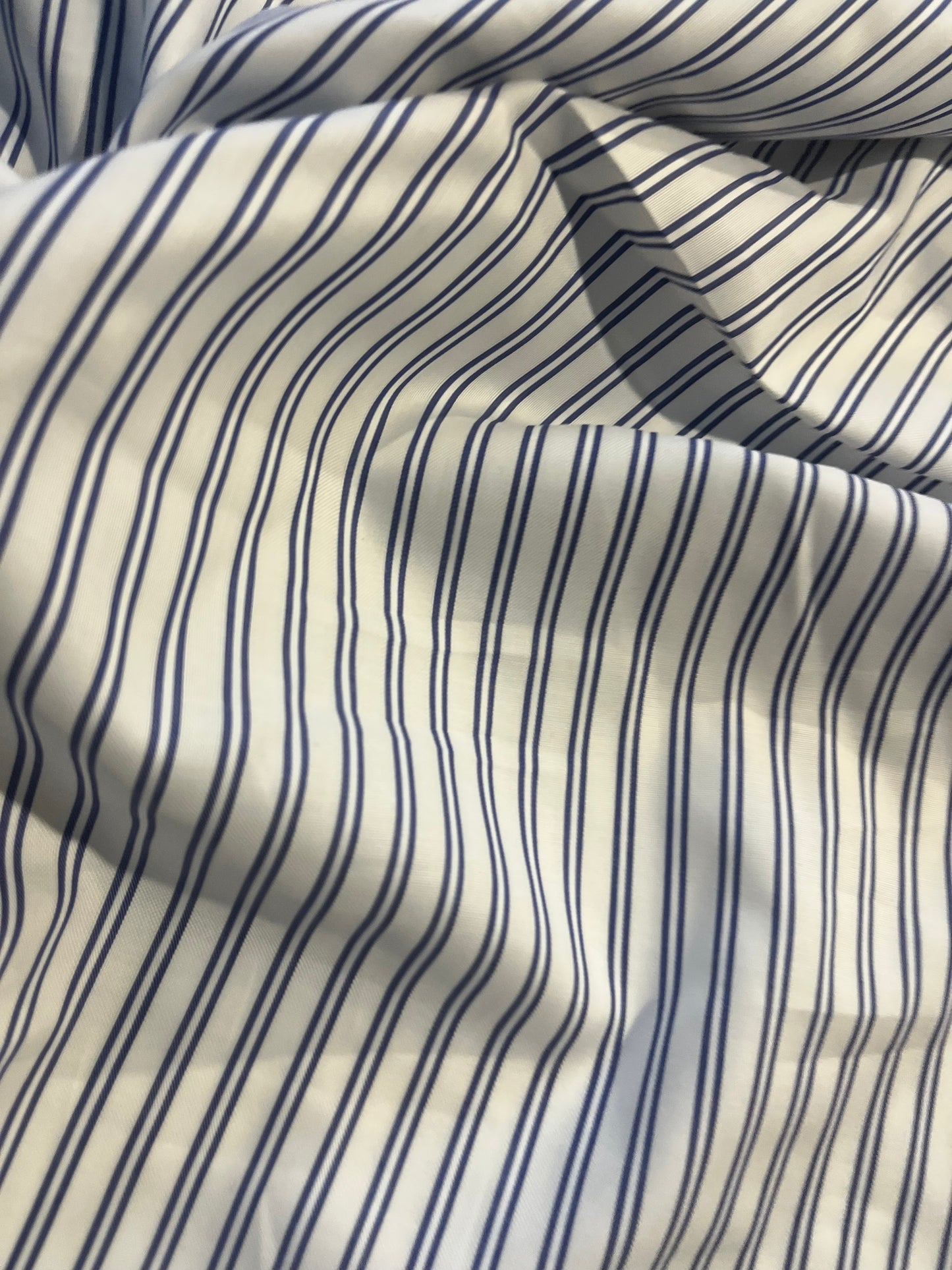 XII 053 Canclini oxford stripe white/indigo