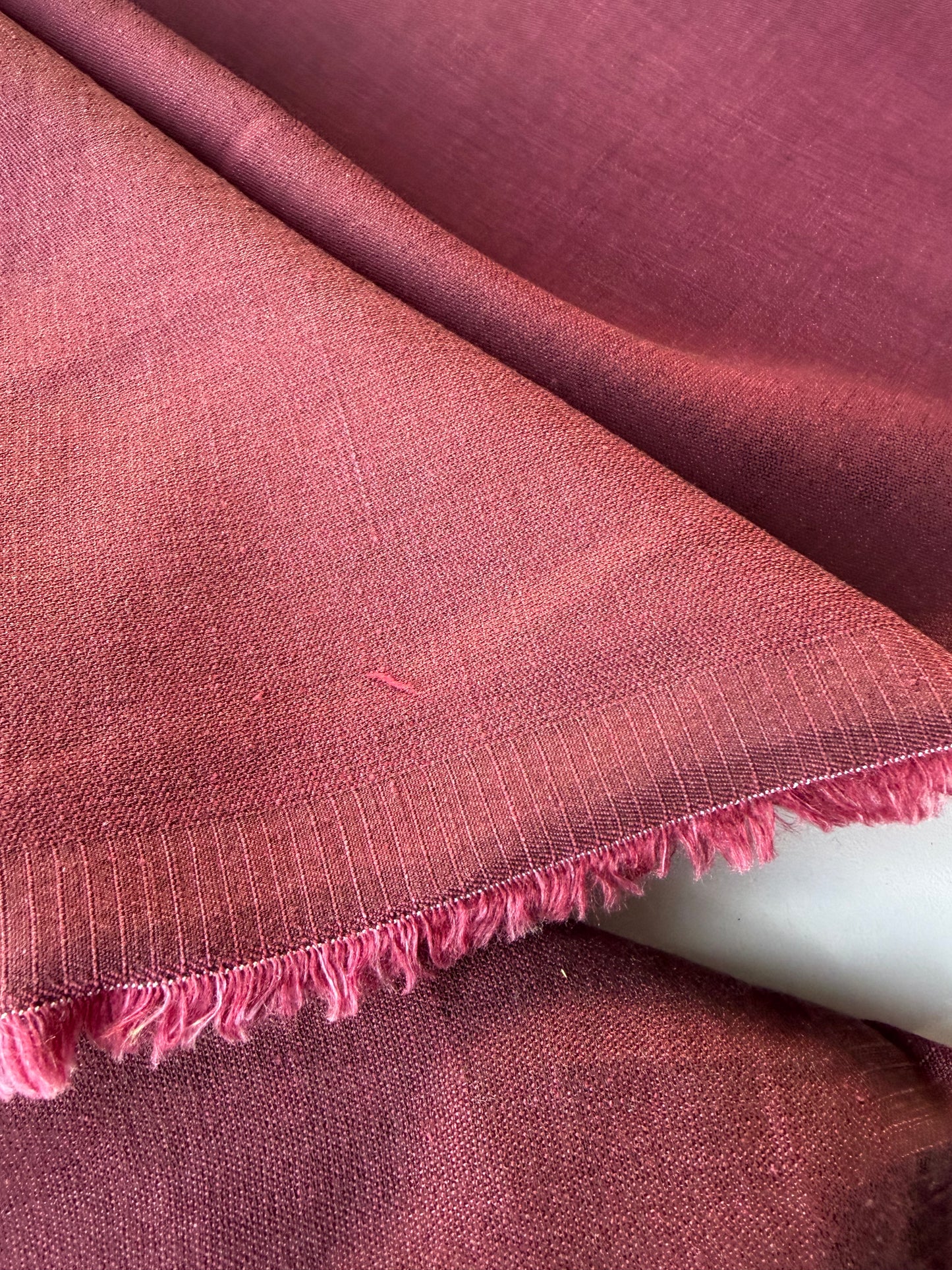 HARVEST SEASON 018 burgundy linen