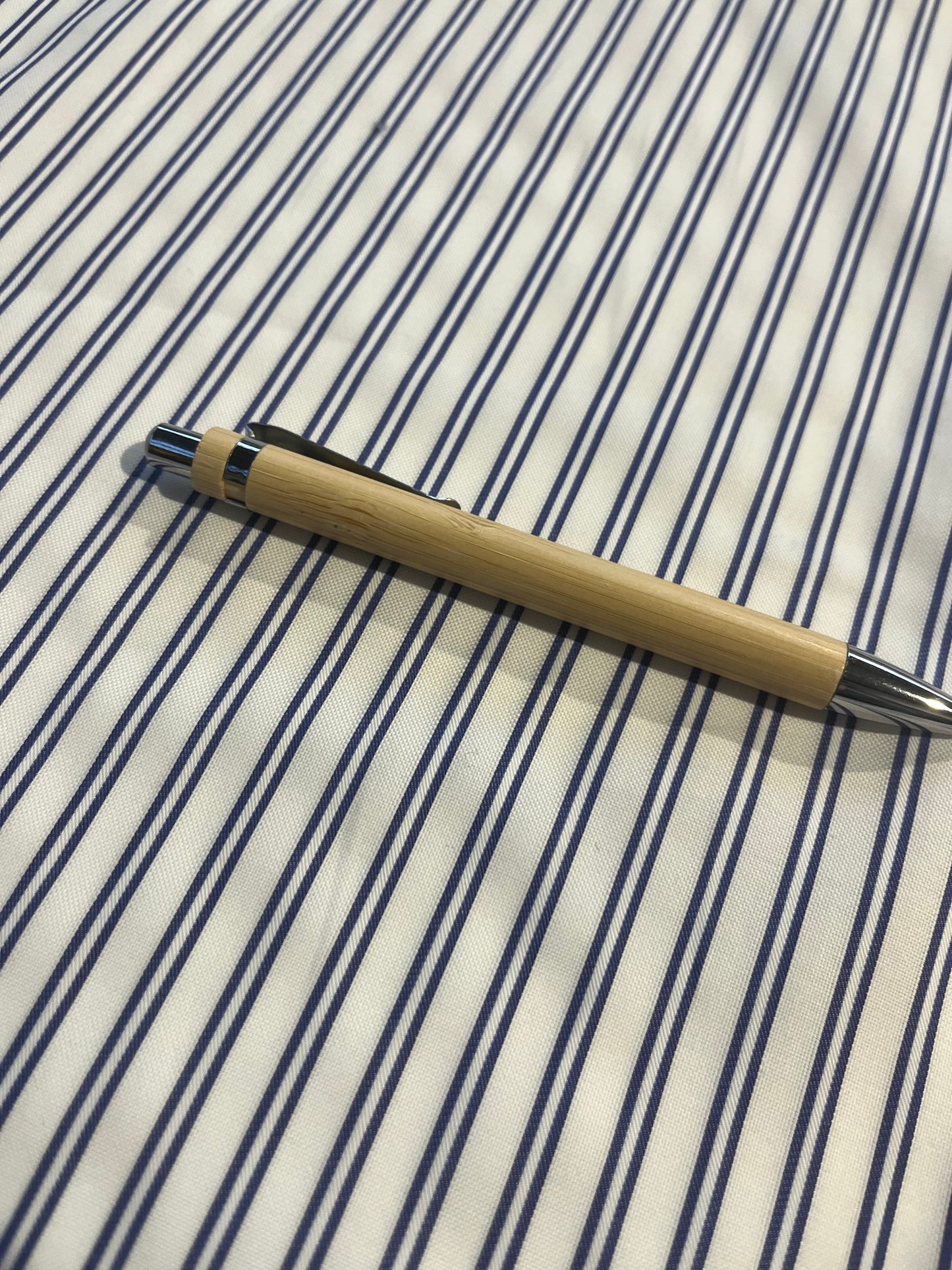 XII 053 Canclini oxford stripe white/indigo