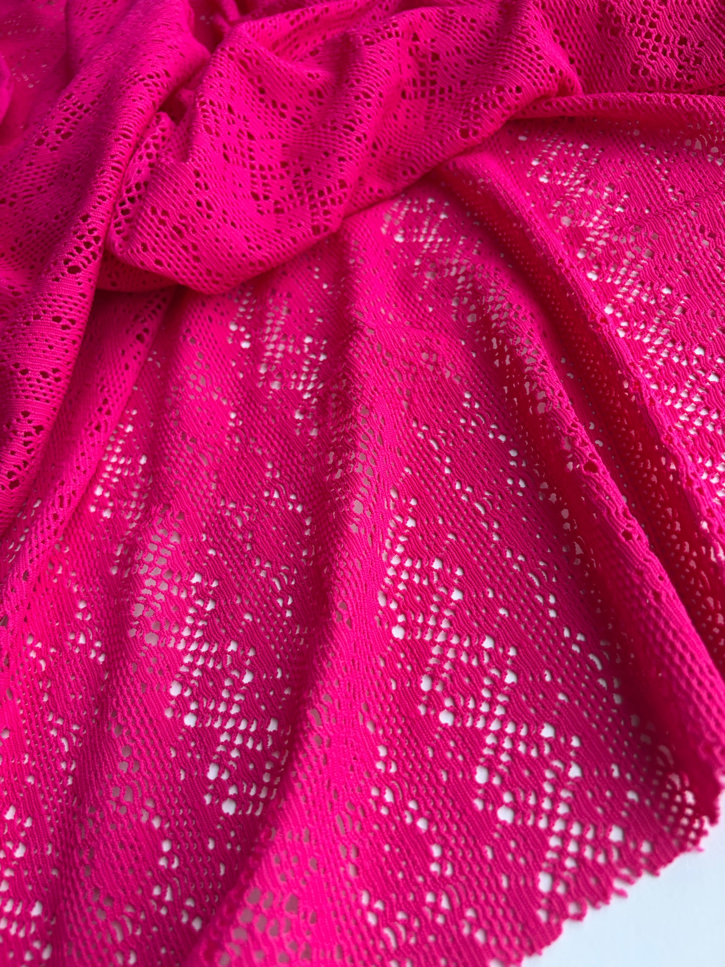 ERICA 038 cotton jersey lace fuchsia
