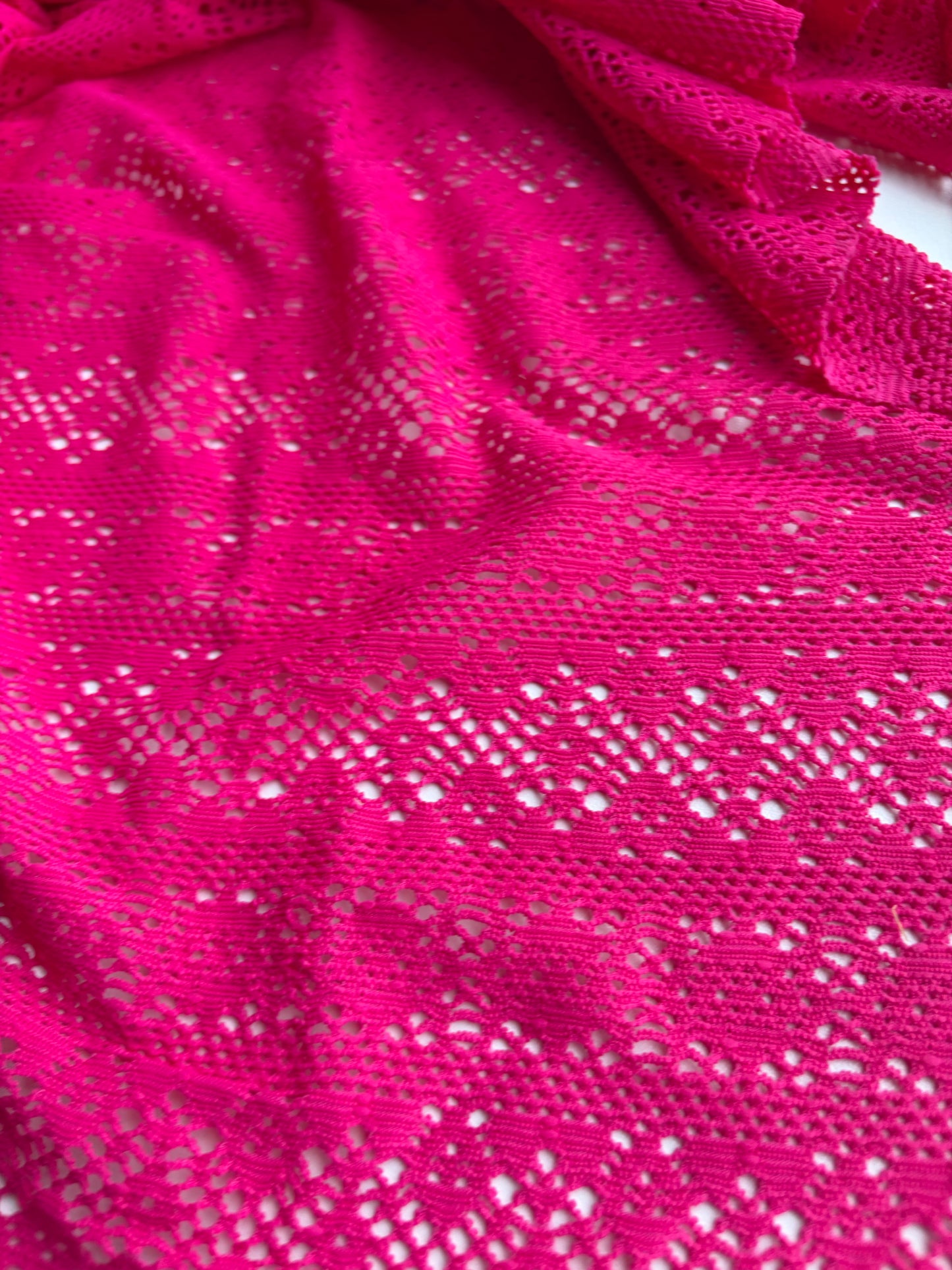 ERICA 038 cotton jersey lace fuchsia