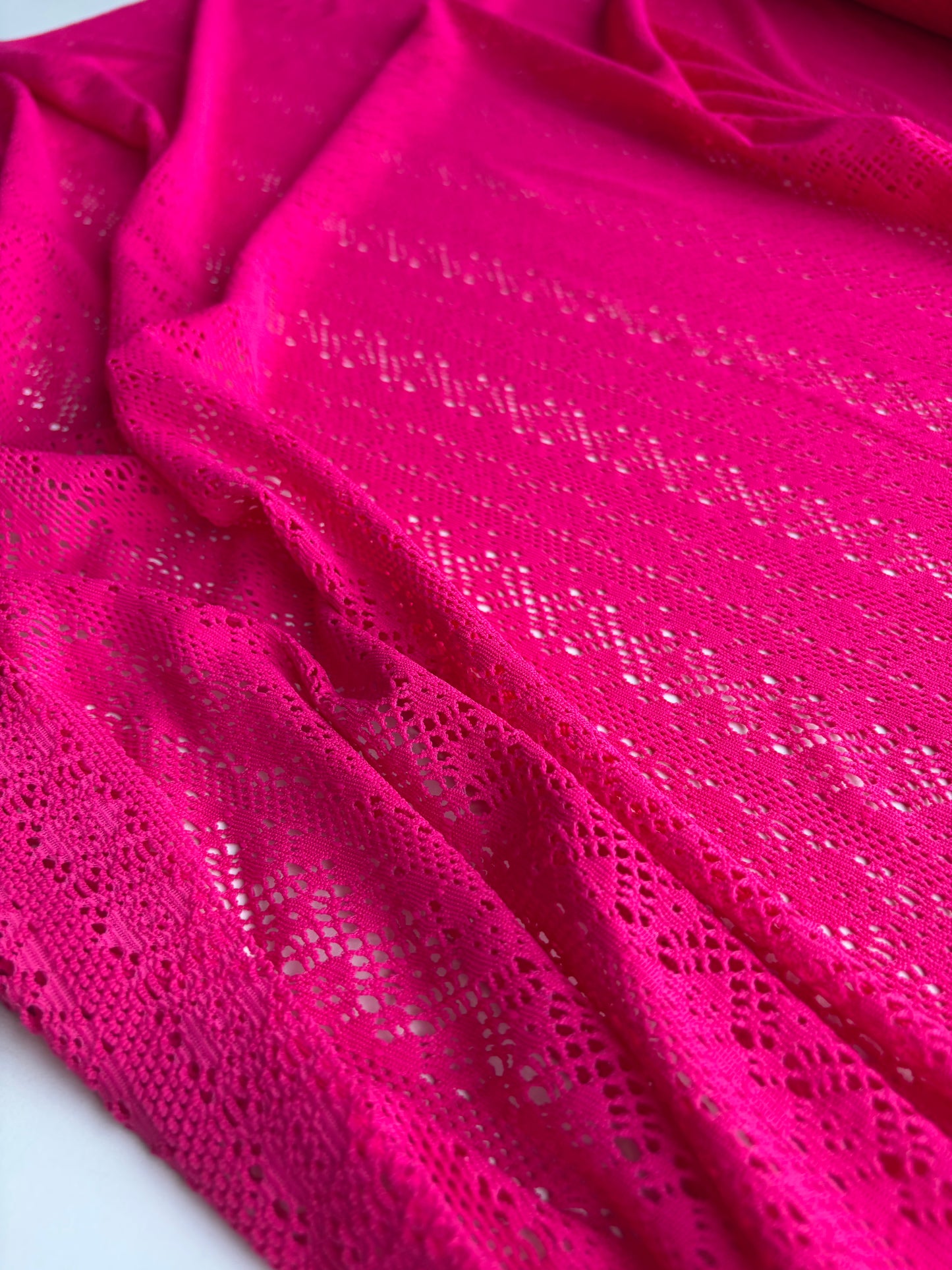 ERICA 038 cotton jersey lace fuchsia