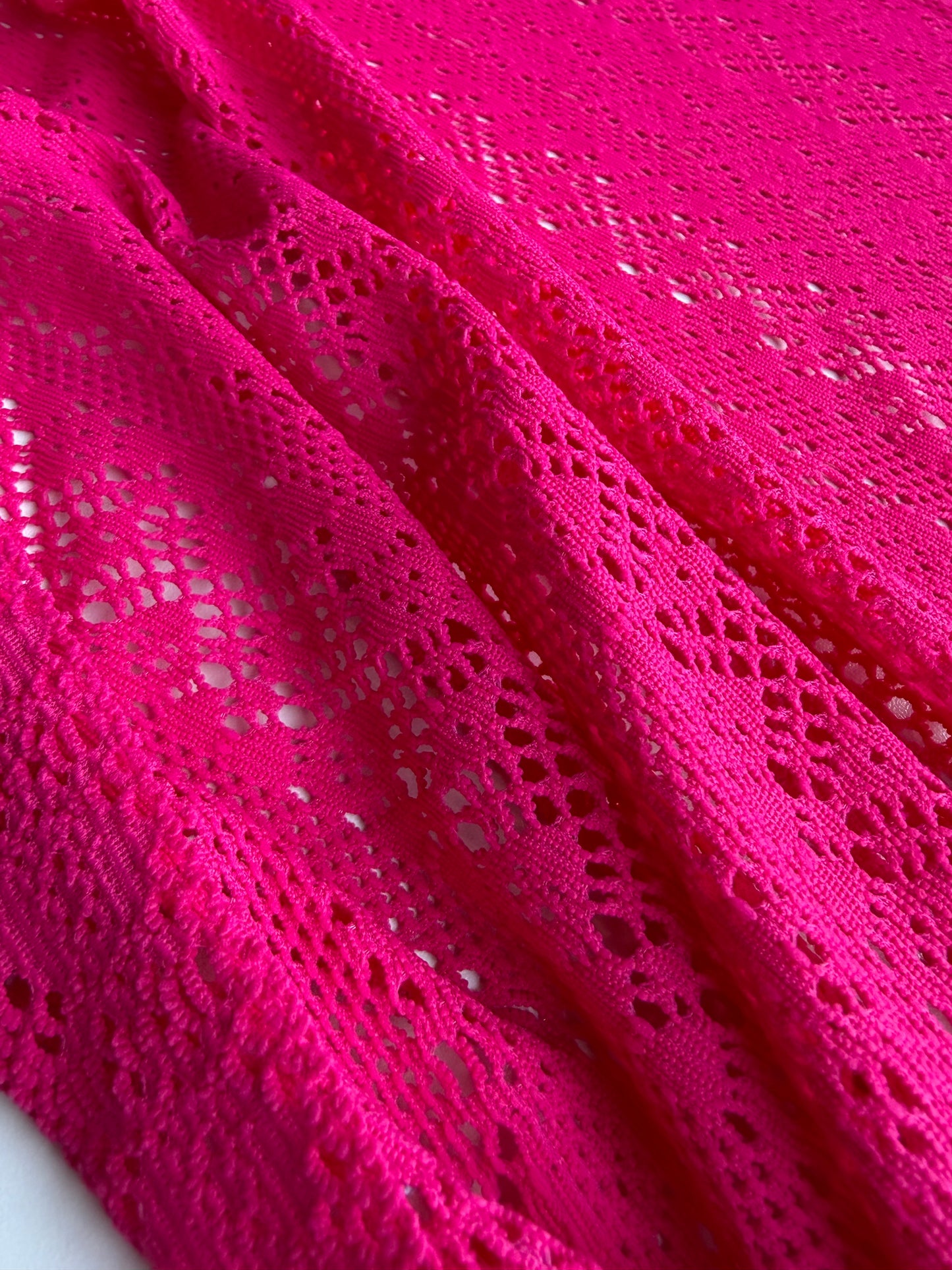 ERICA 038 cotton jersey lace fuchsia