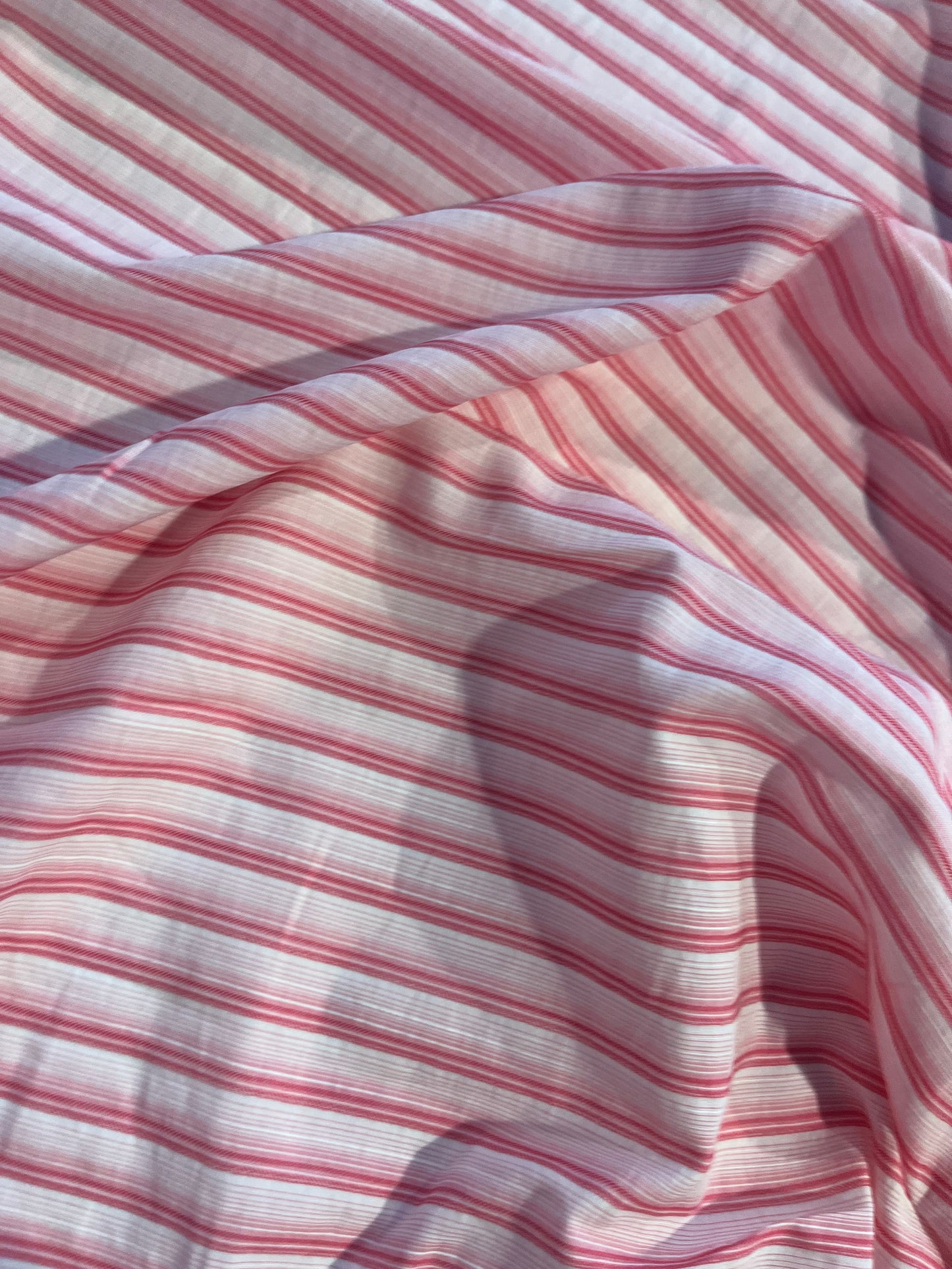 XII 055 Canclini horizontal colourwoven stripe fuchsia