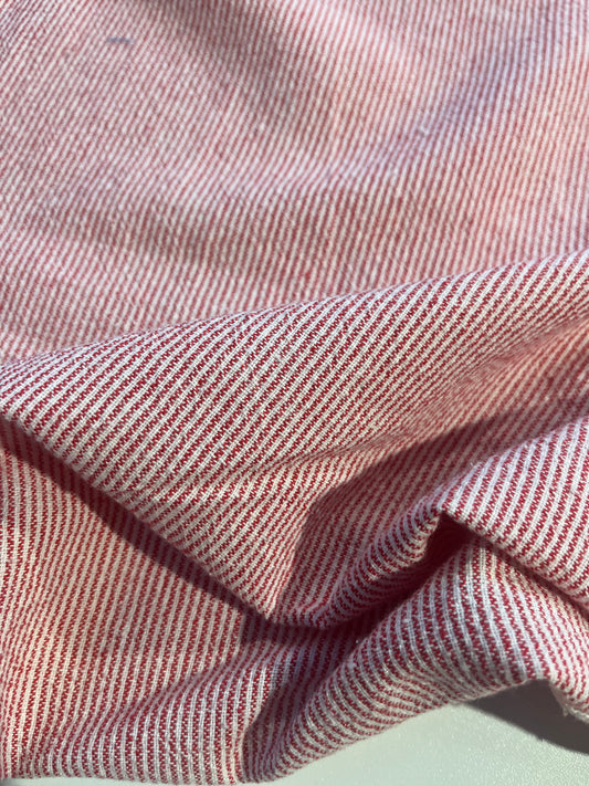 XII 057 Canclini oxford stripe red/indigo