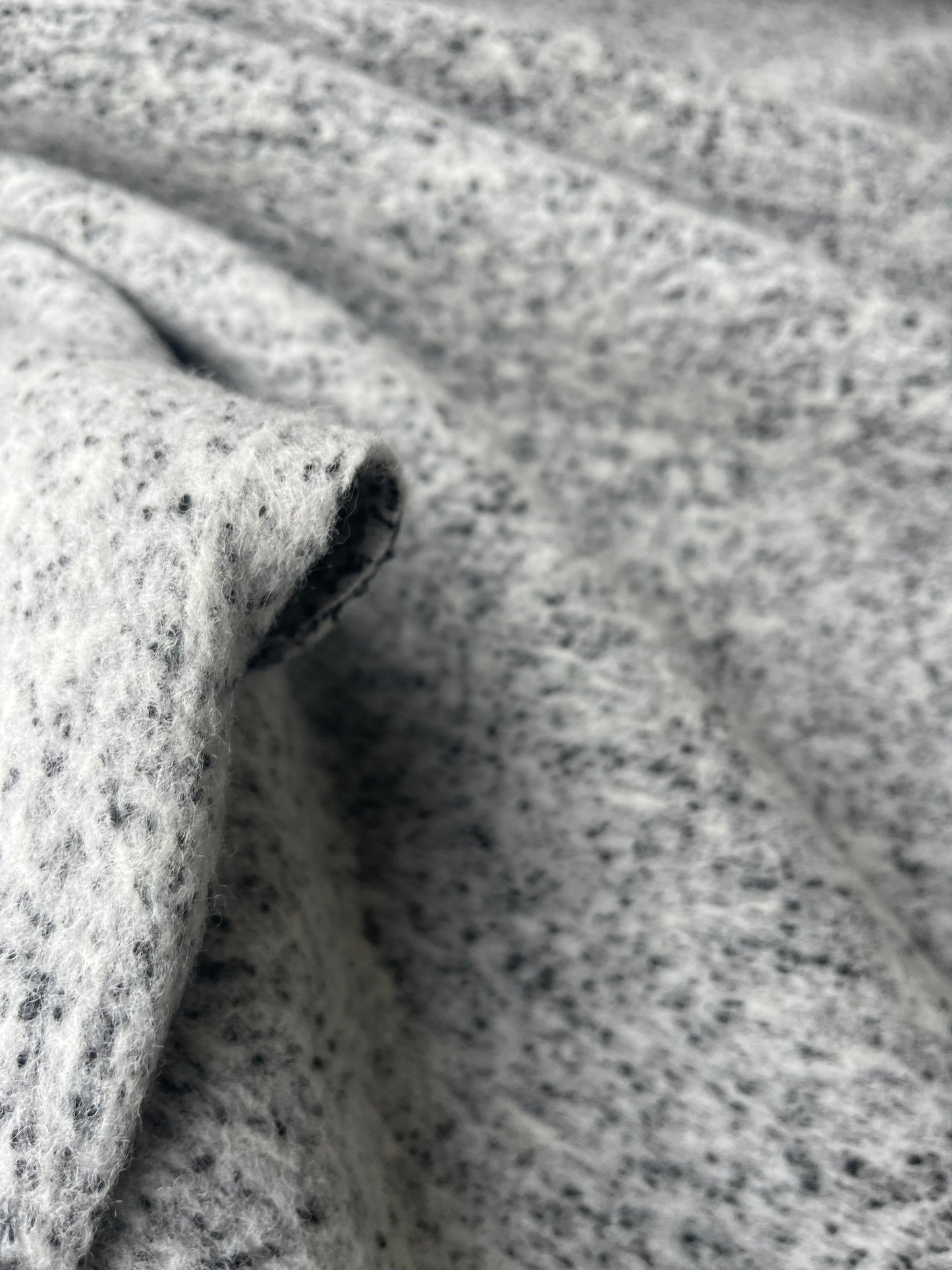 tweed bouclette grey