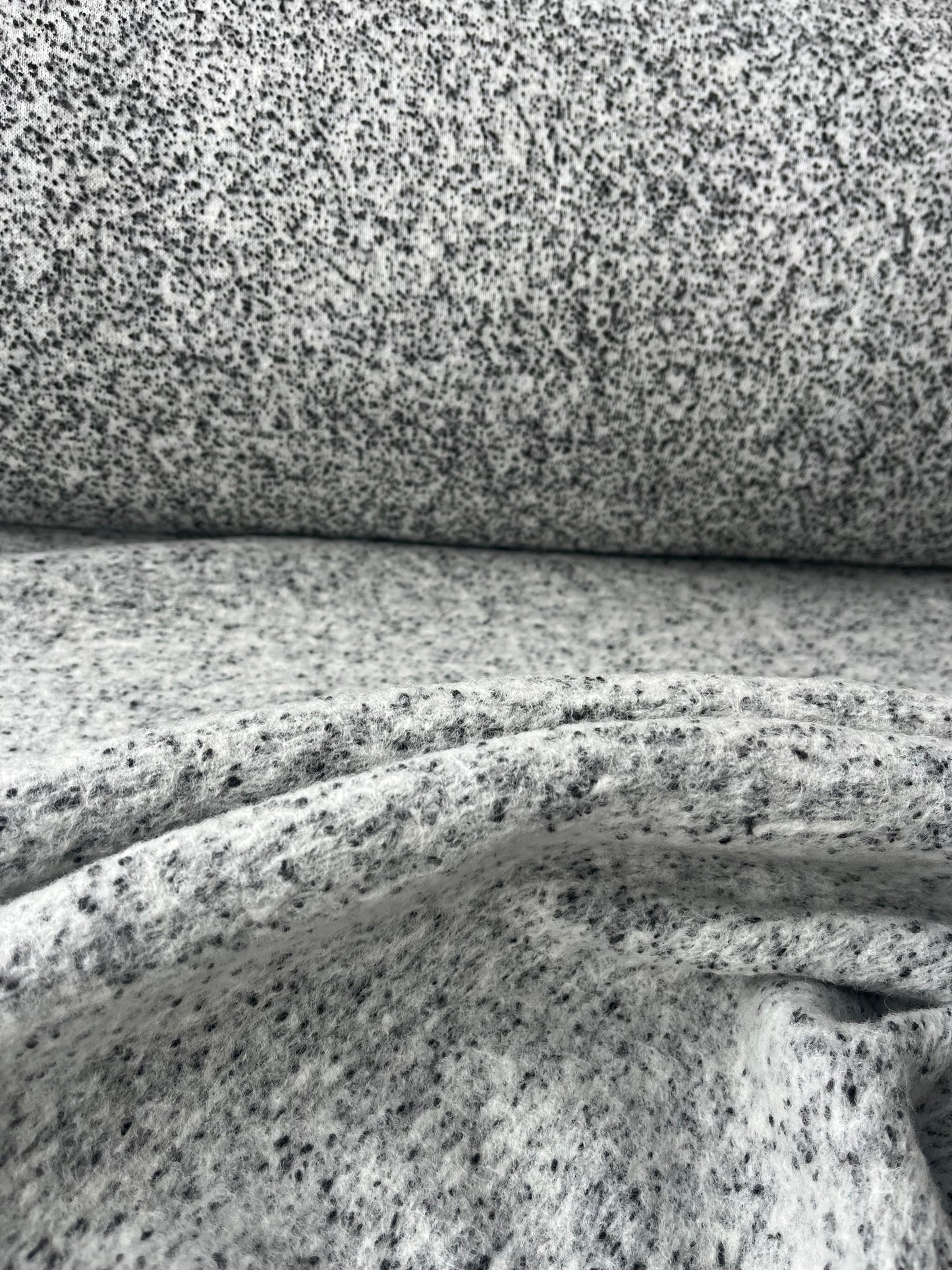 tweed bouclette grey