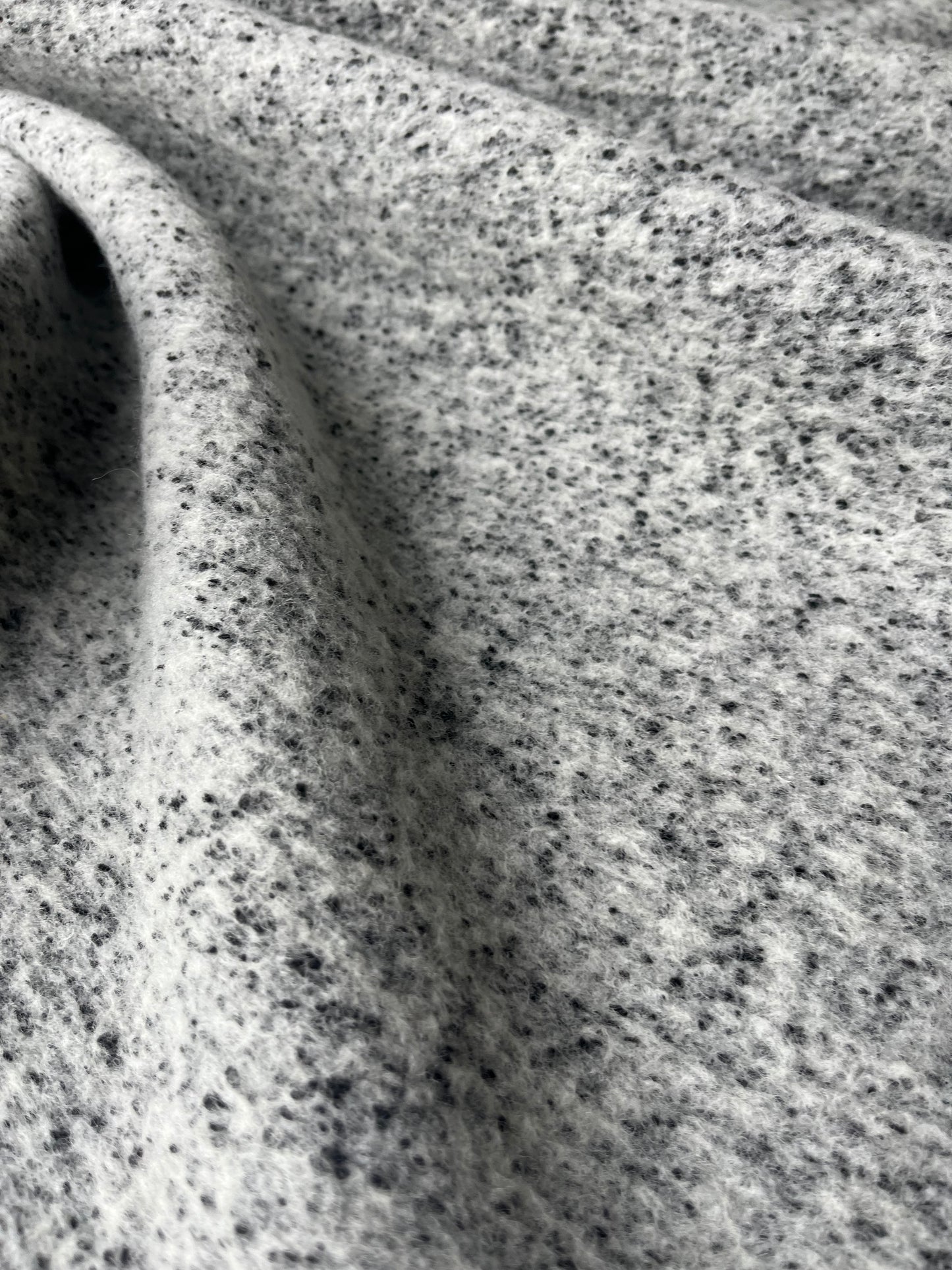 tweed bouclette grey