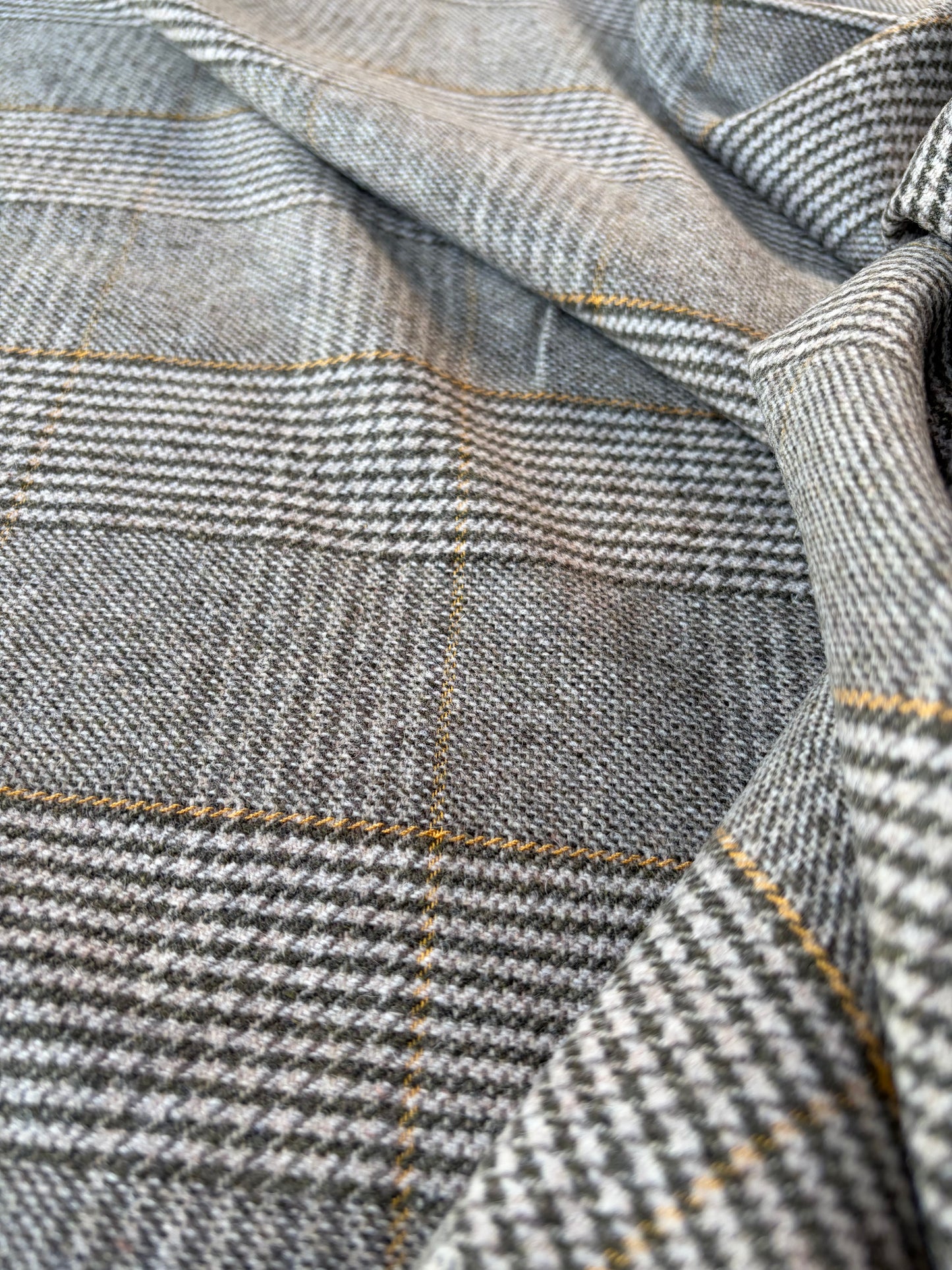 HARVEST SEASON 022 classical checkered shetland wool tweed