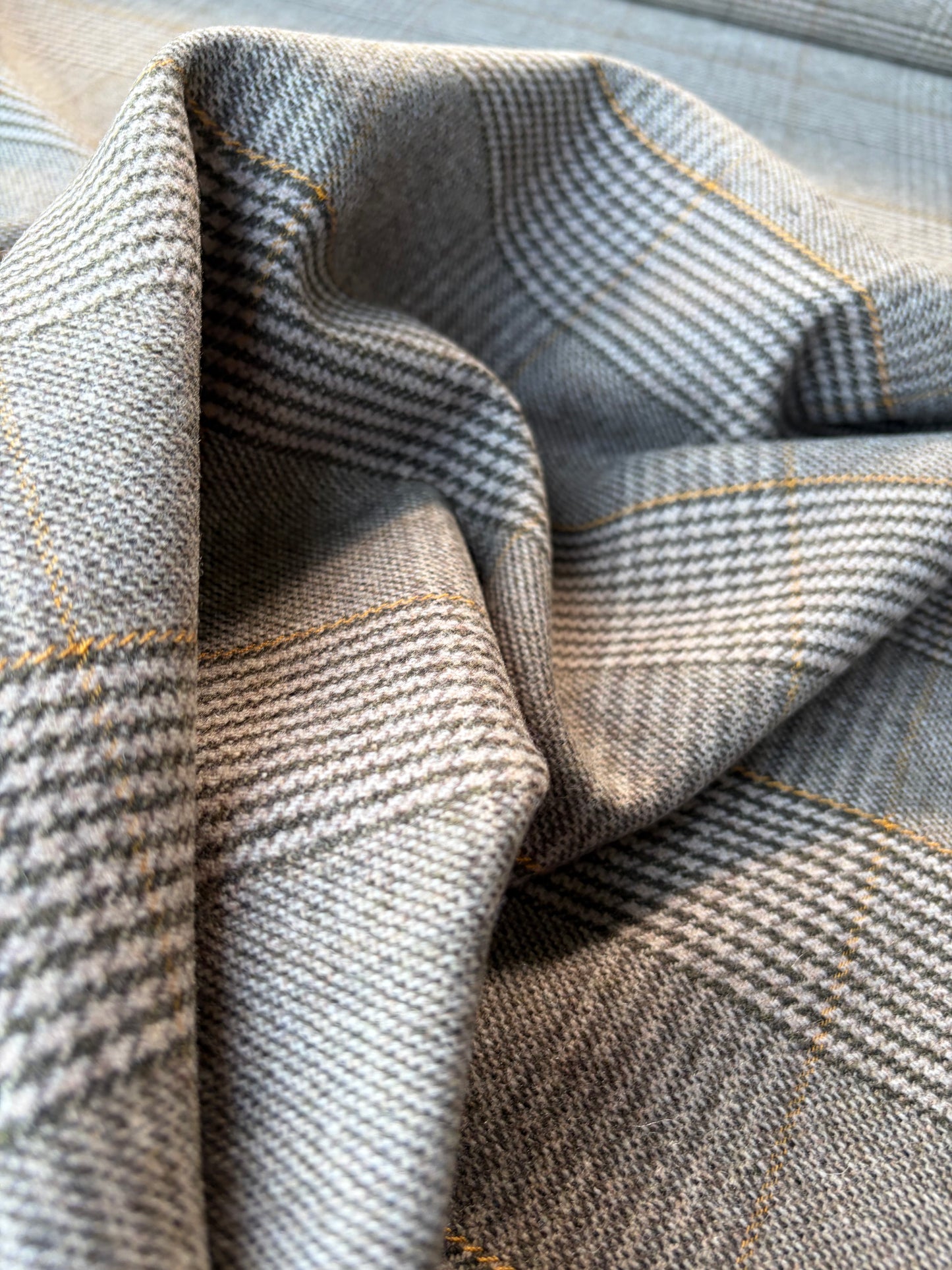 HARVEST SEASON 022 classical checkered shetland wool tweed