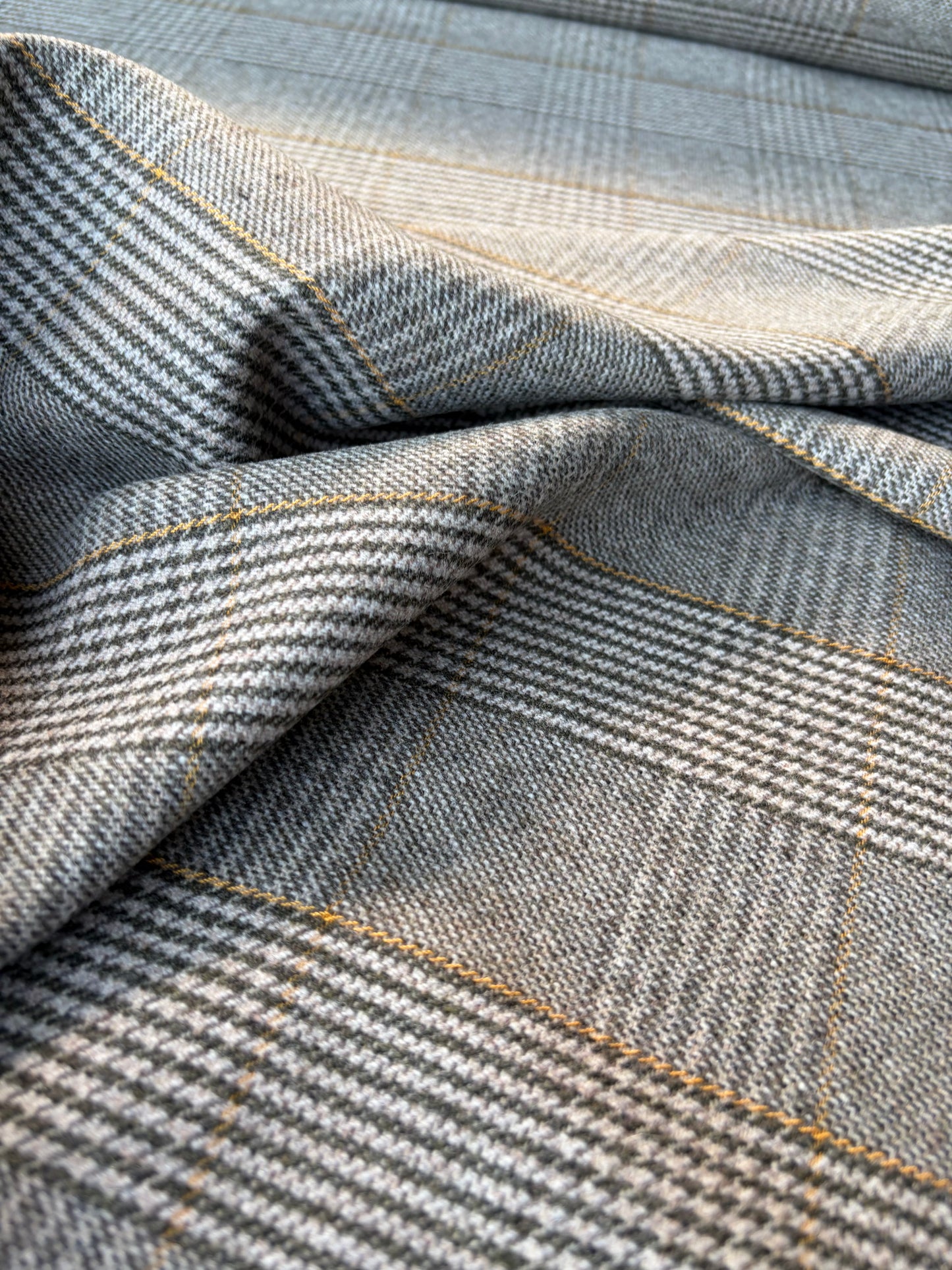 HARVEST SEASON 022 classical checkered shetland wool tweed