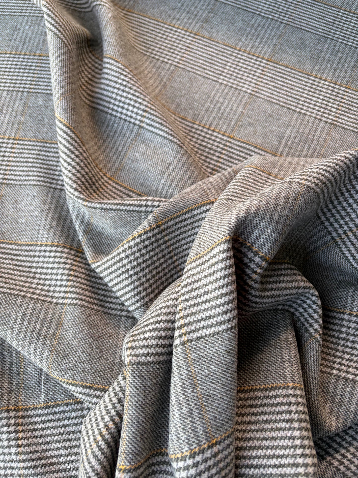 HARVEST SEASON 022 classical checkered shetland wool tweed