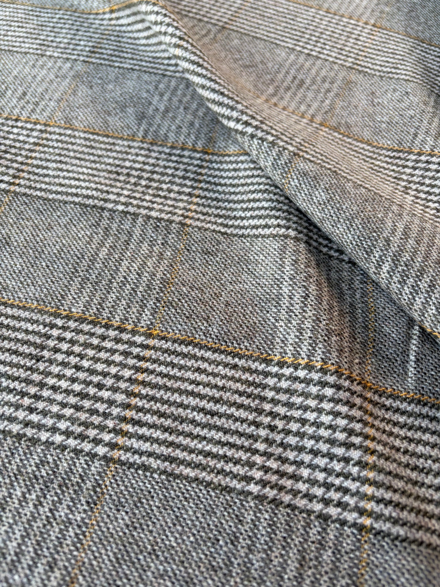 HARVEST SEASON 022 classical checkered shetland wool tweed