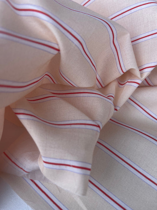LC JOSEPHA 017 colourwoven cotton voile stripes