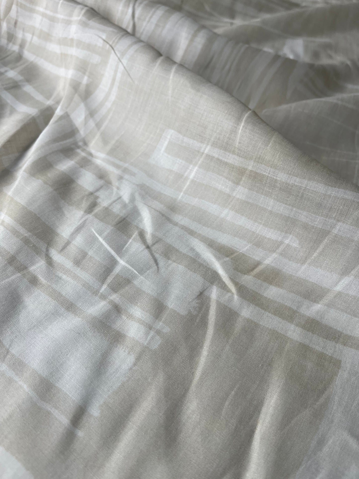 JUNO 009 voile cotton/ramie printed