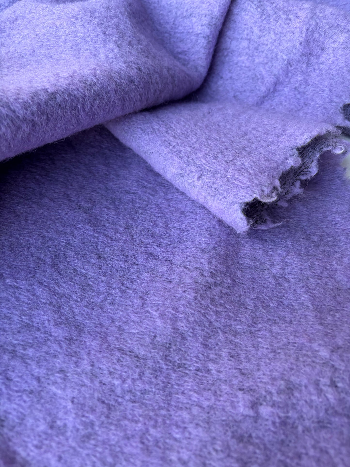HARVEST SEASON 027 lilac boiled wool