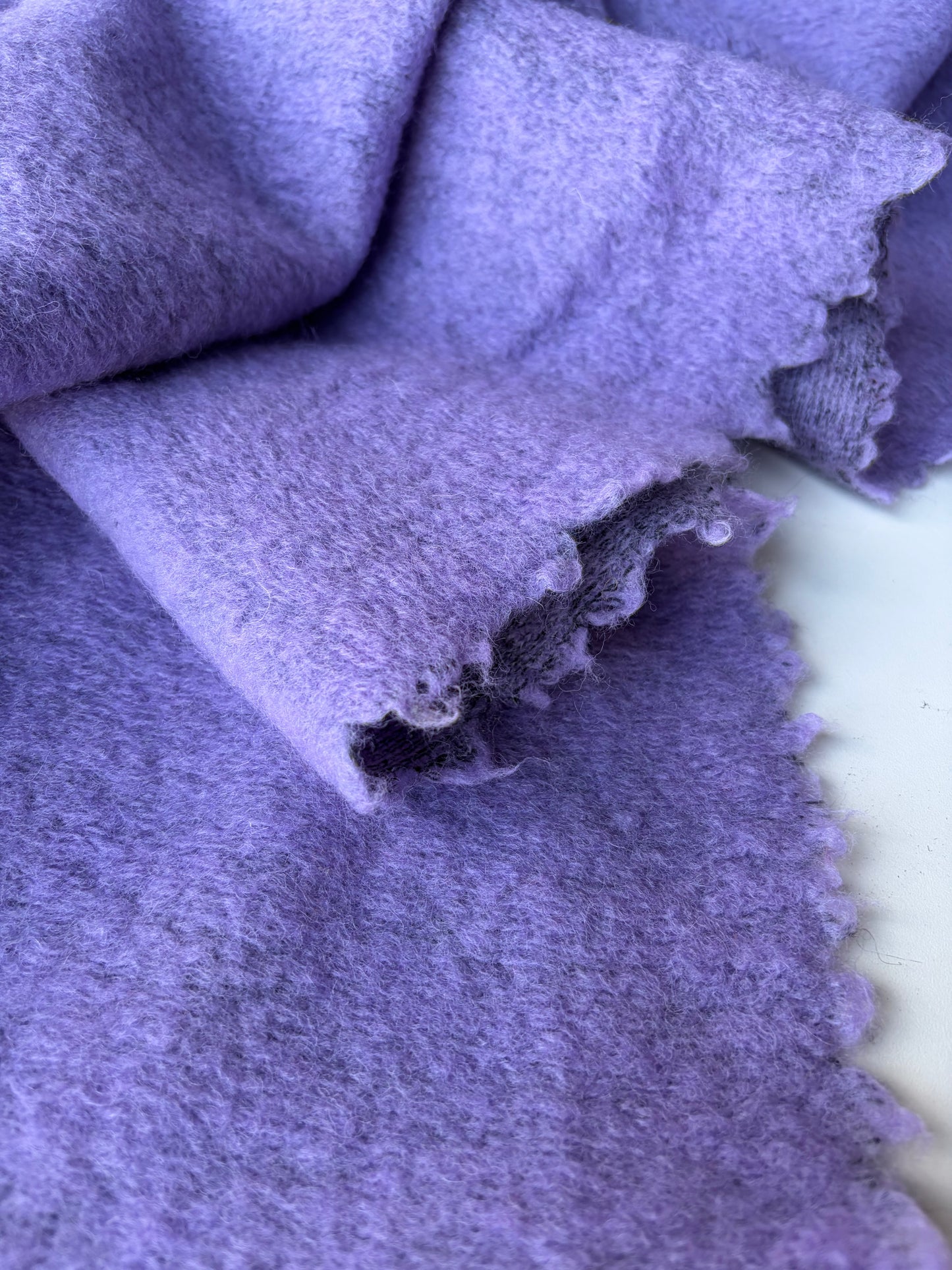HARVEST SEASON 027 lilac boiled wool