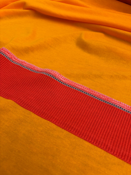 B.ROSE 002 cotton jersey repeat with bord coat