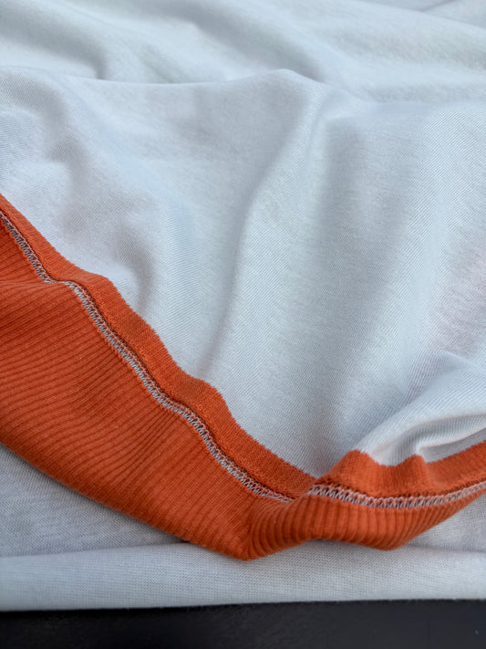 B.ROSE 003 cotton jersey repeat with bord coat