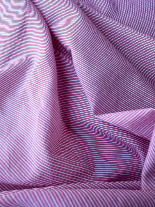 HARVEST SEASON 030 colourwoven cotton voile stripes