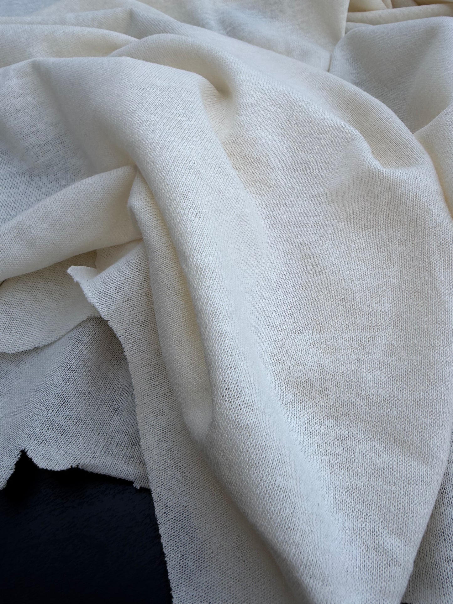 B.ROSE 007 linen jersey ecru