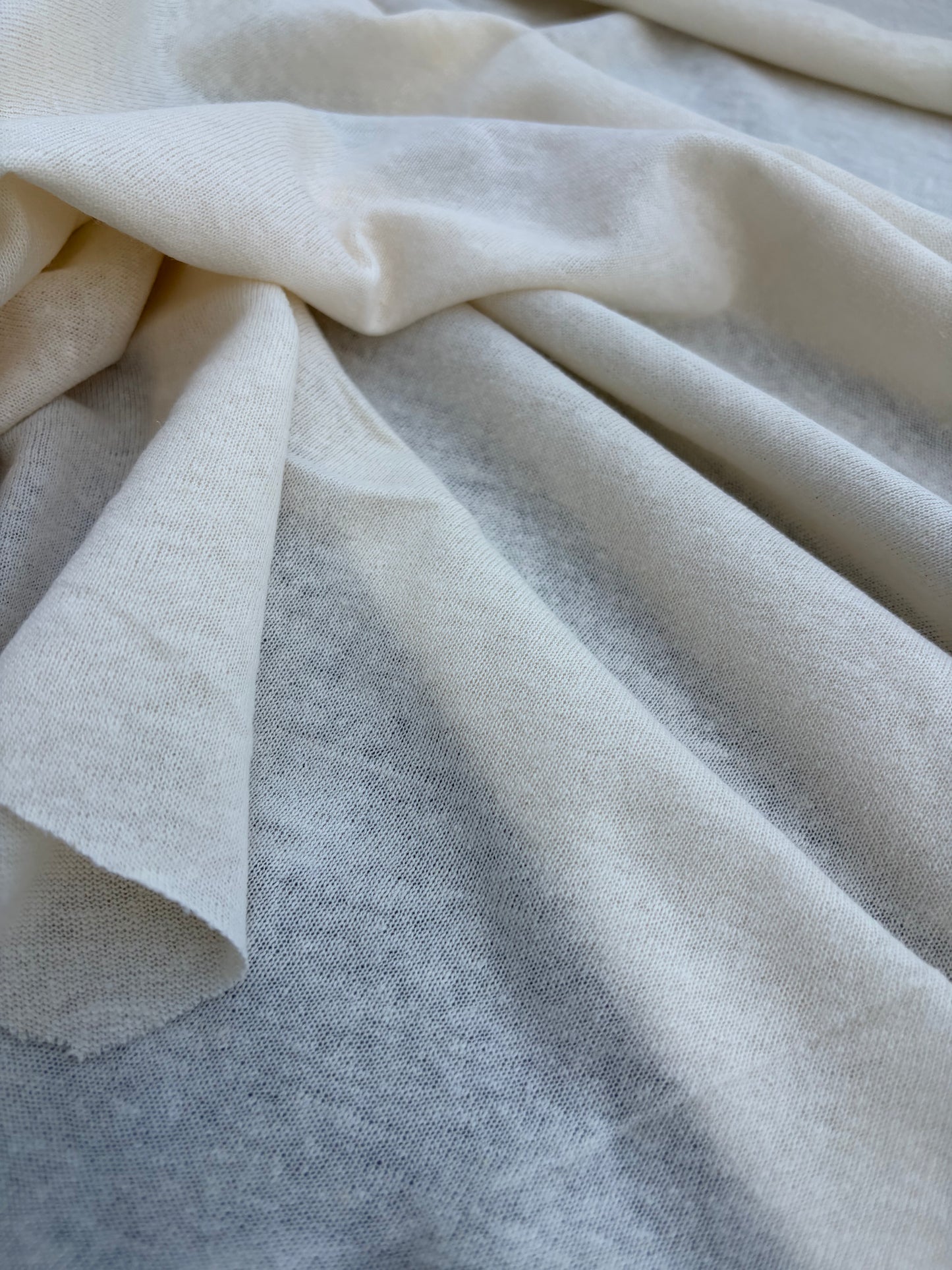B.ROSE 007 linen jersey ecru