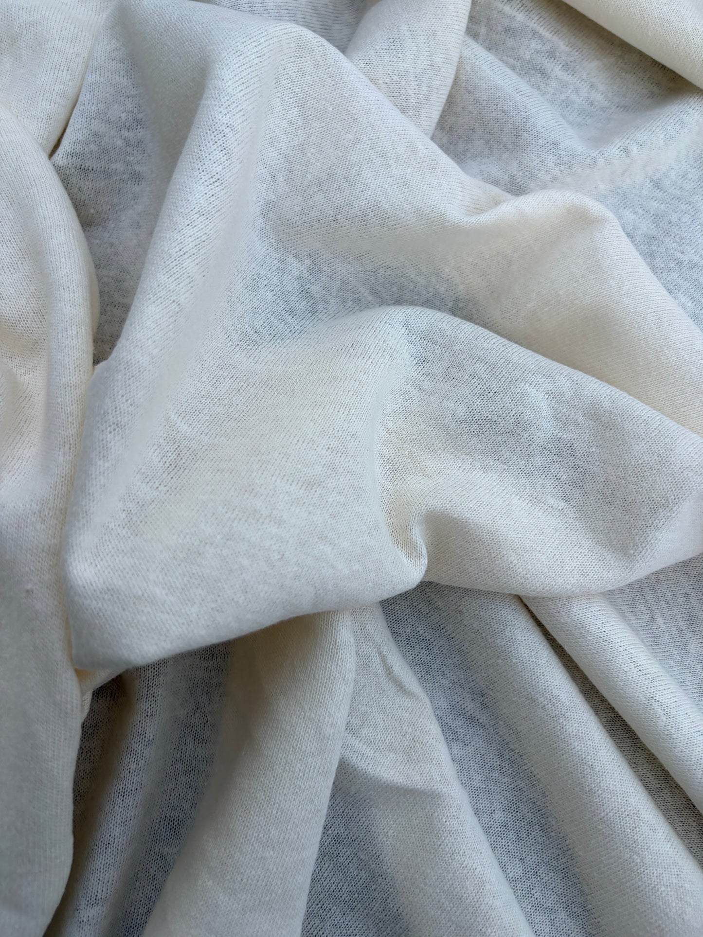 B.ROSE 007 linen jersey ecru
