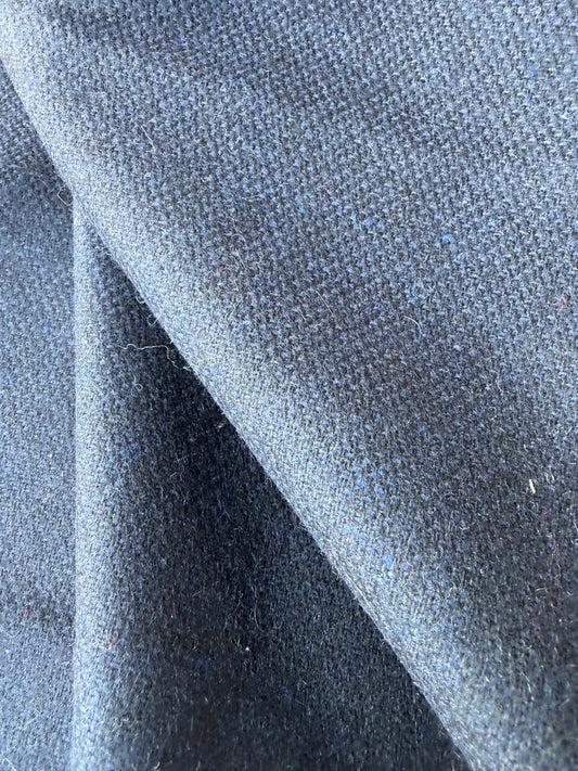 HARVEST SEASON 033 navy shetland wool tweed