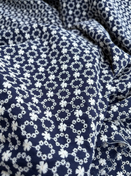 B.ROSE 010 cotton with embroidery