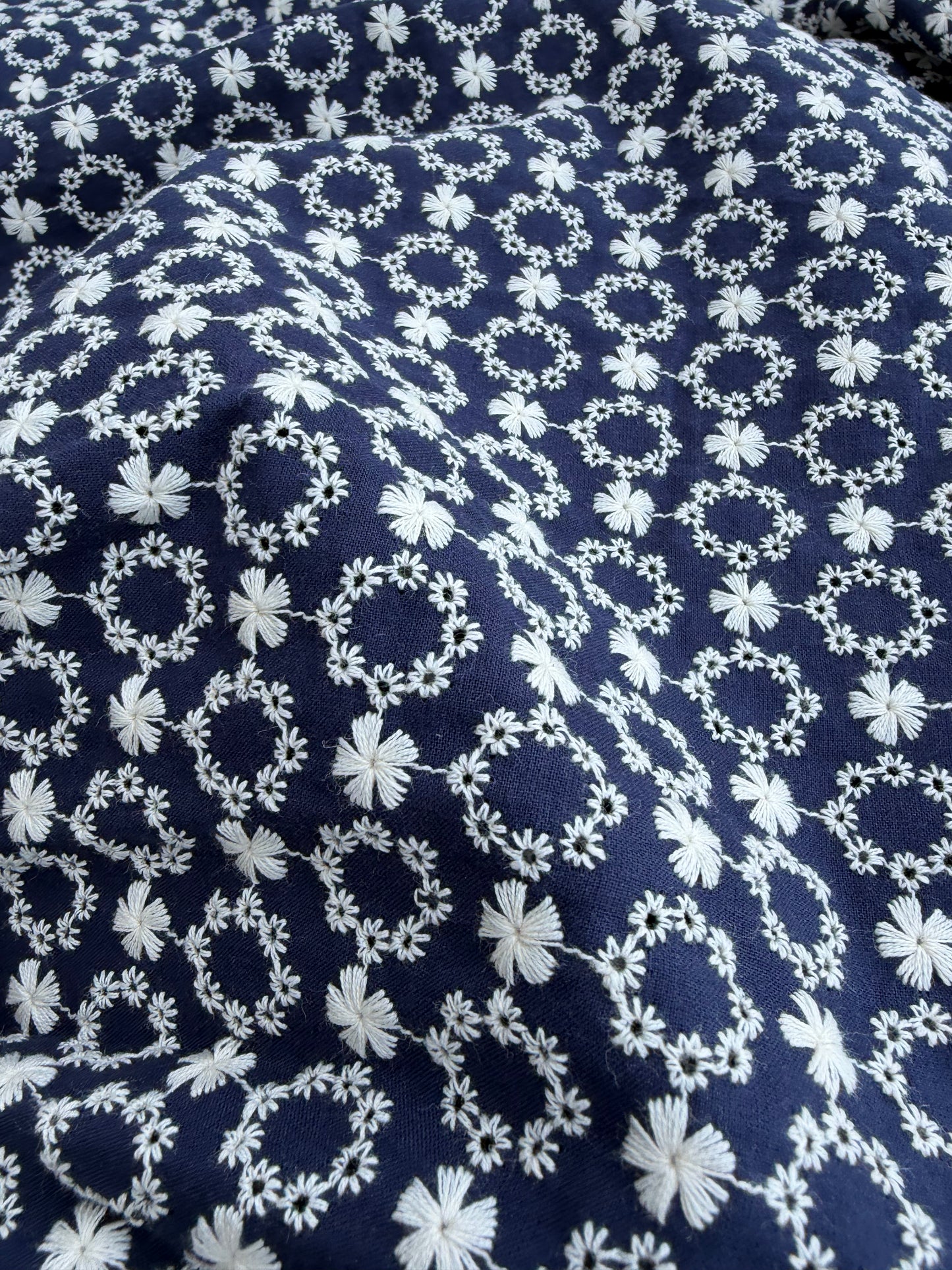 B.ROSE 010 cotton with embroidery