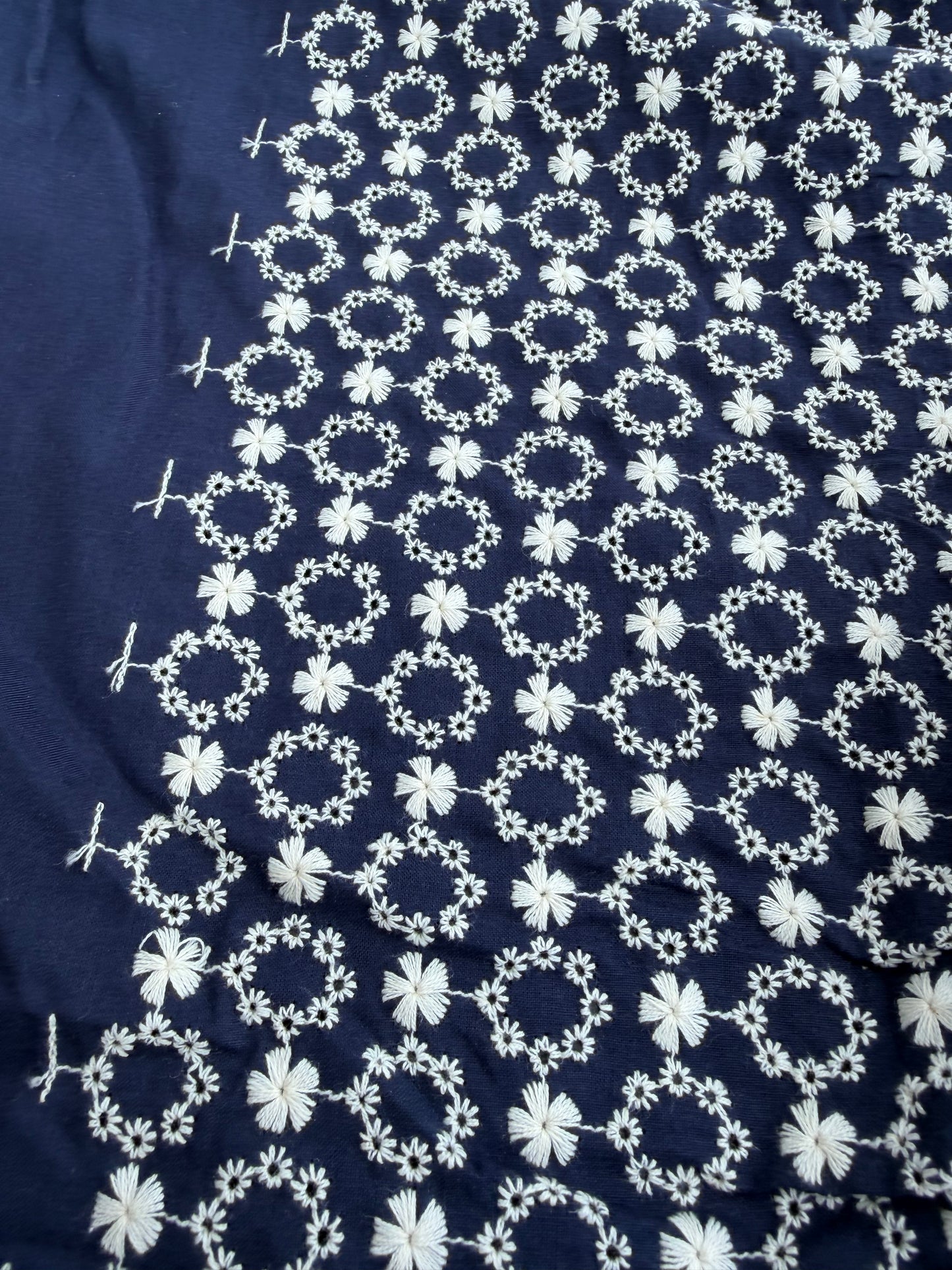 B.ROSE 010 cotton with embroidery