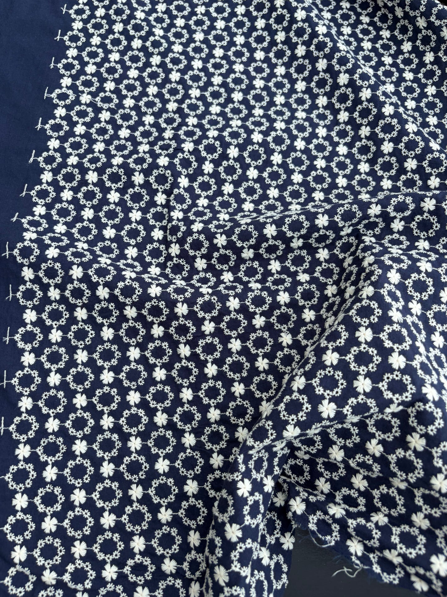 B.ROSE 010 cotton with embroidery