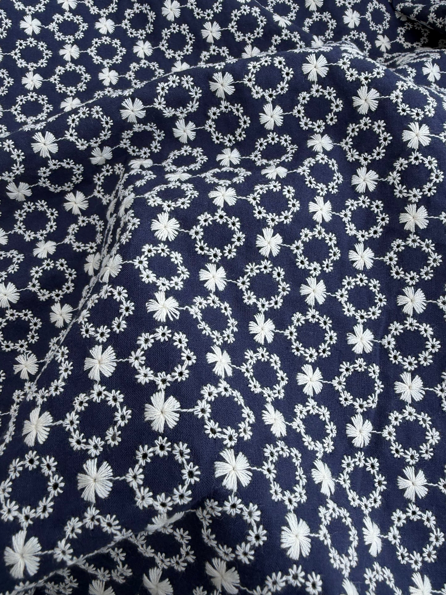 B.ROSE 010 cotton with embroidery