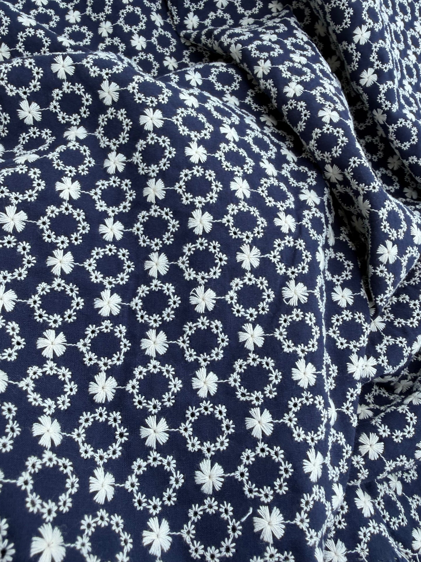 B.ROSE 010 cotton with embroidery