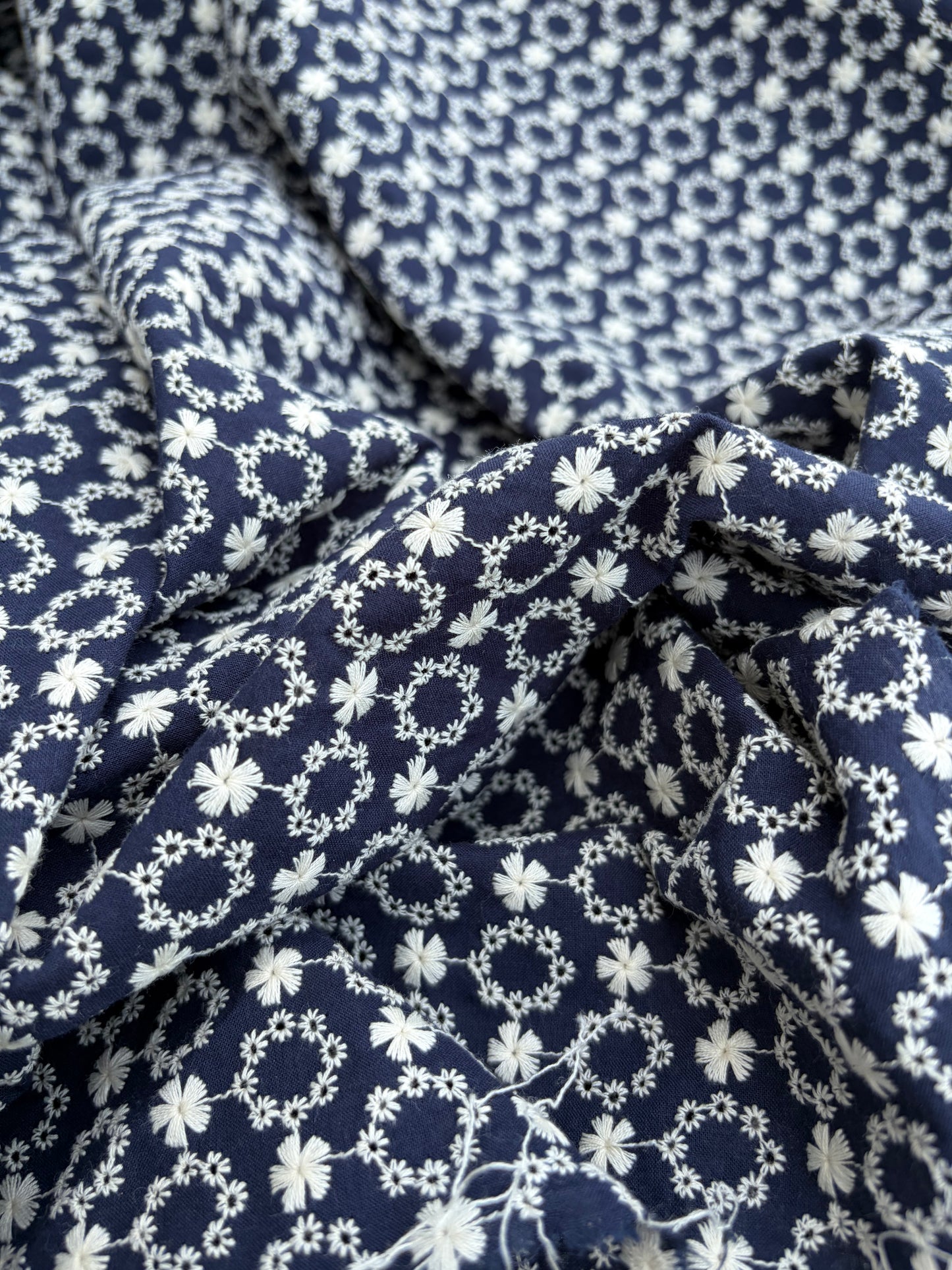 B.ROSE 010 cotton with embroidery