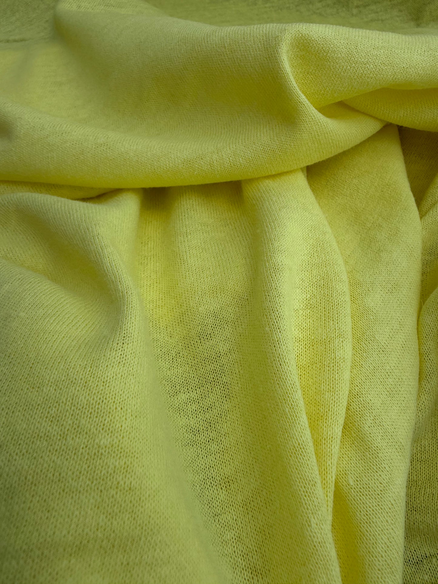 B.ROSE 012 linen jersey bright yellow