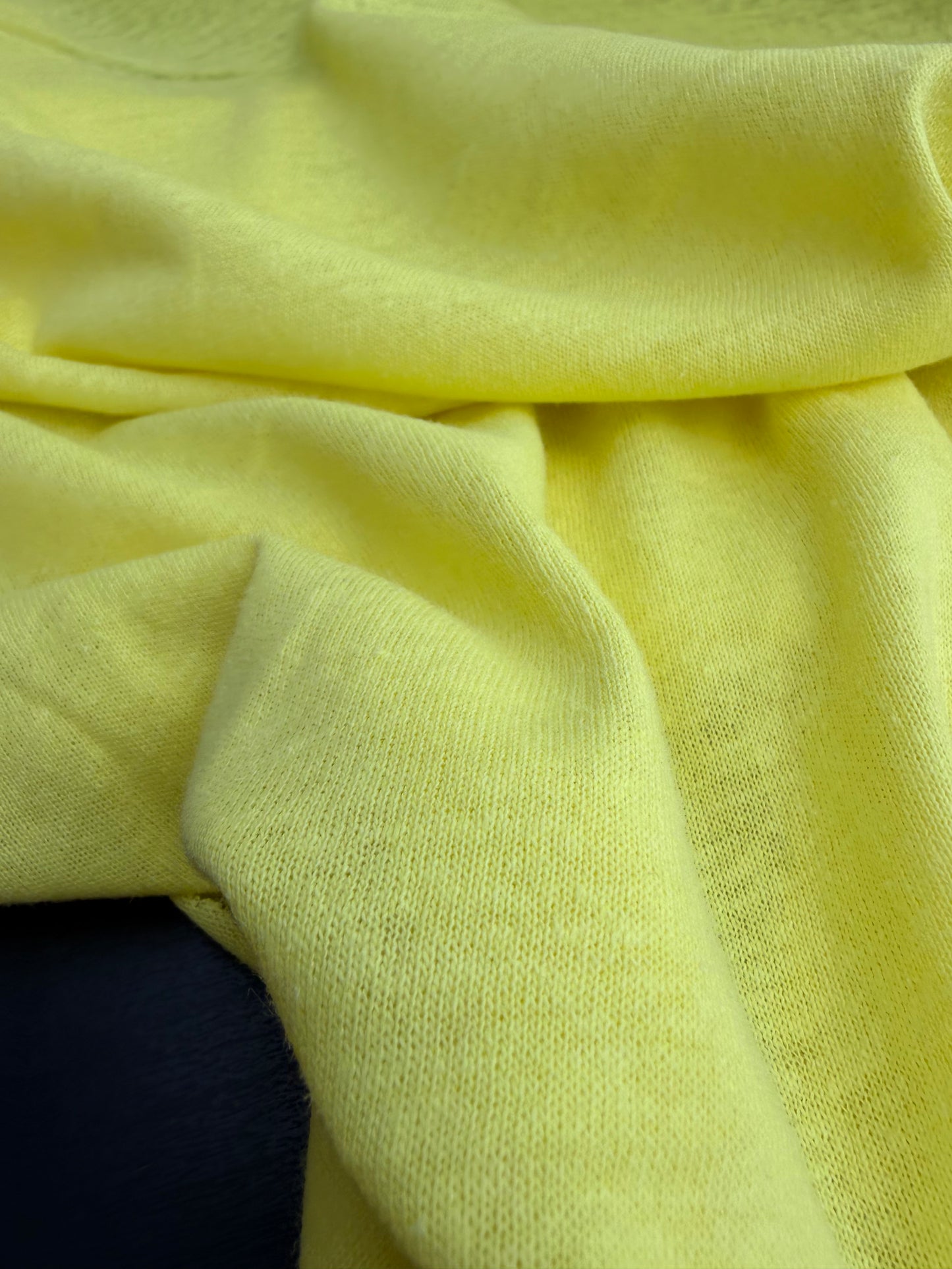 B.ROSE 012 linen jersey bright yellow